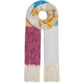 only modieuze sjaal onljenna life stripe brush scarf cc blauw