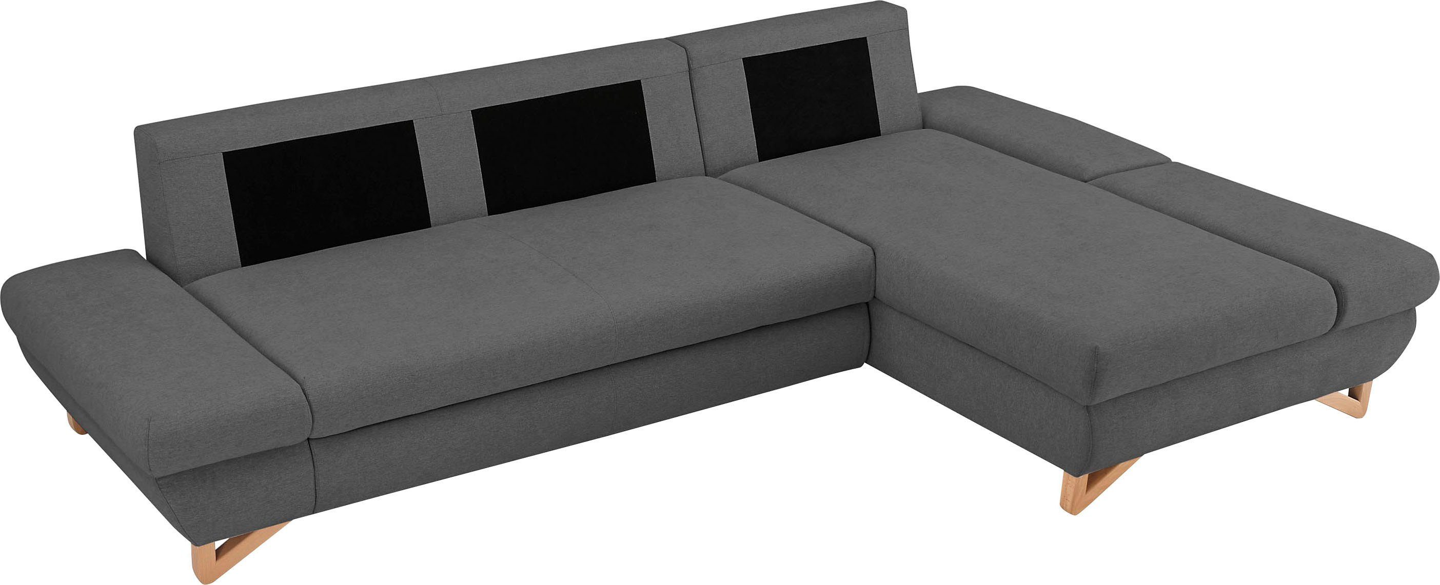 INOSIGN Slaapbank City/Giron comfortabele slaapbank (ligoppervlak 245 x 138 cm) en bedlade