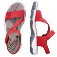 rieker sandalen in sportslook rood