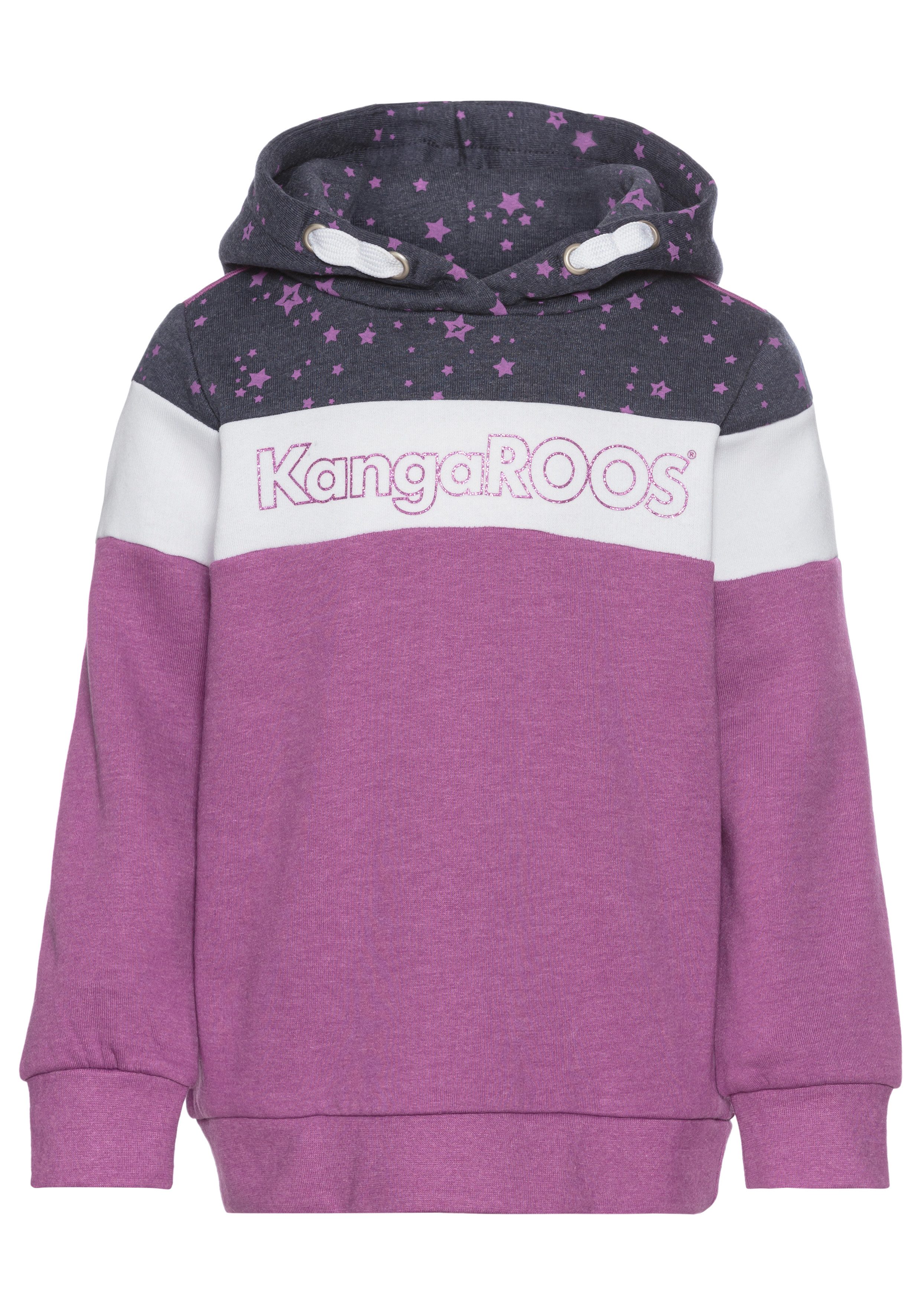 KangaROOS Hoodie Colourblocking voor kleine meisjes