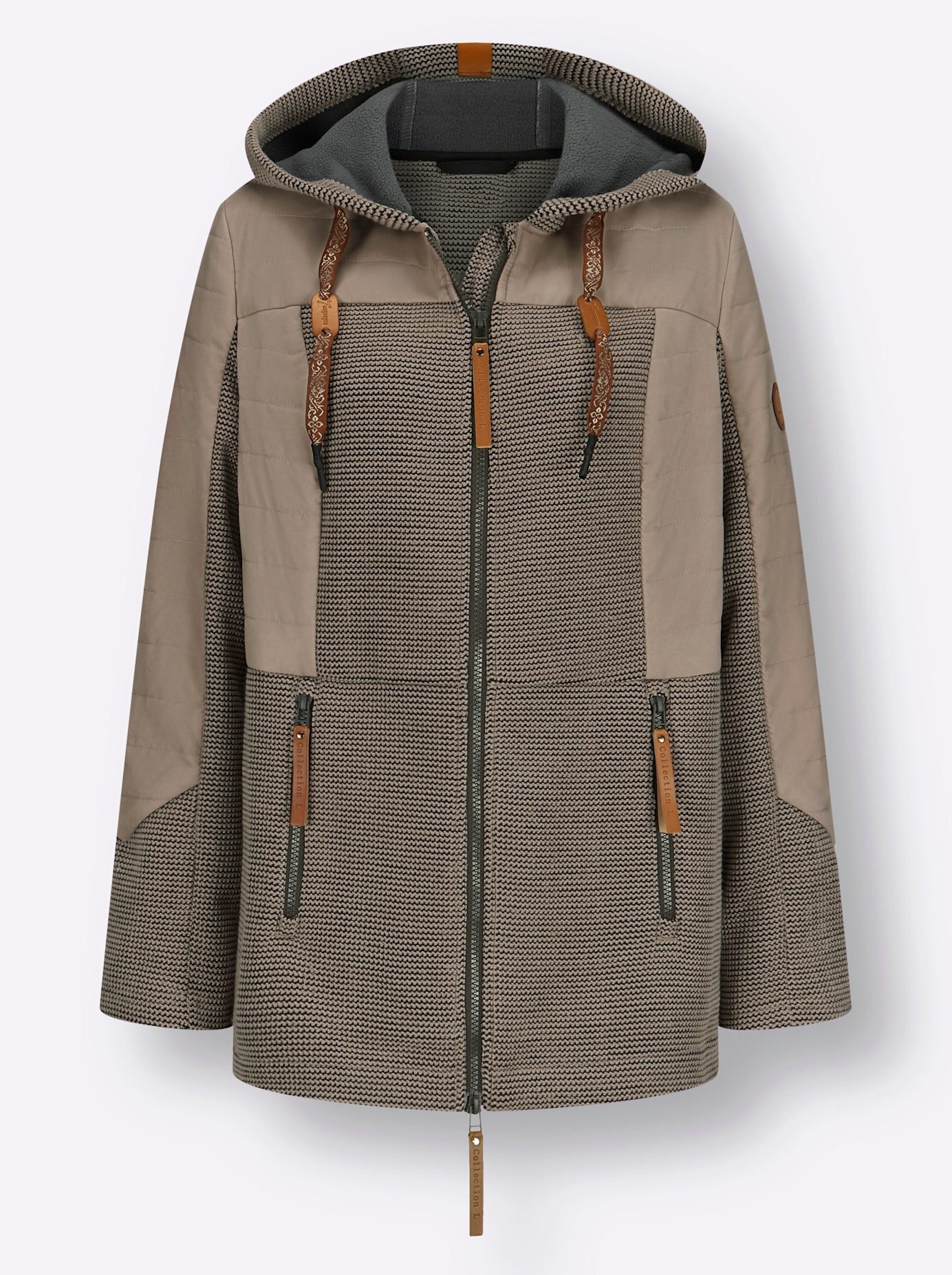 Casual Looks Gebreid fleecejack