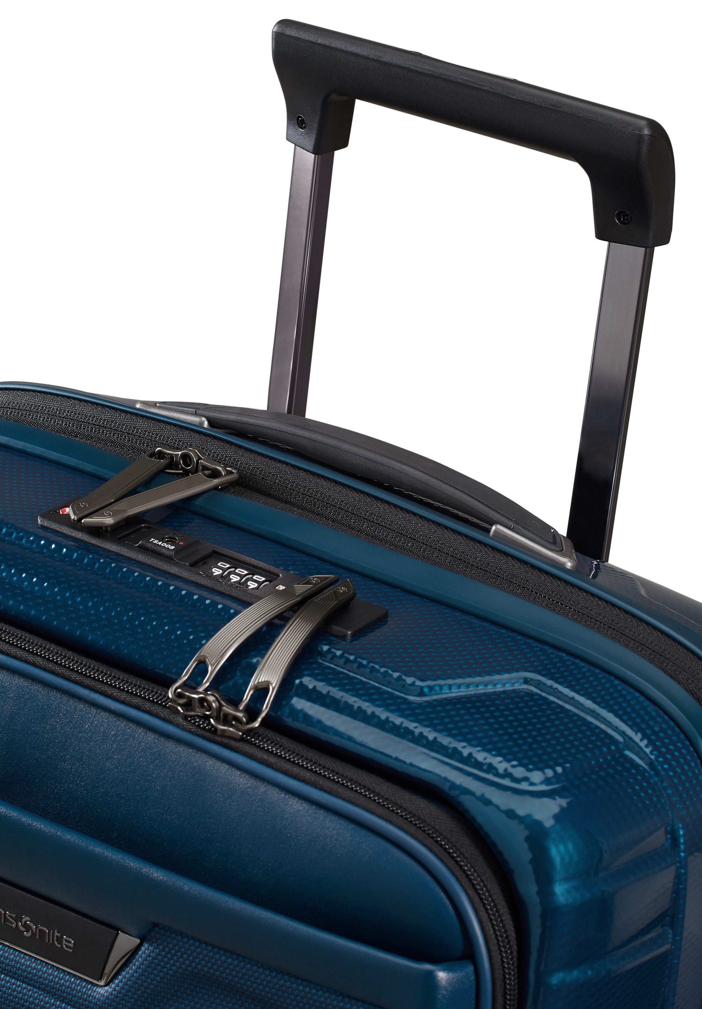Samsonite Hardshell-trolley PROXIS 55 EXP easy access Handbagage harde koffer volumevergroting laptopvak