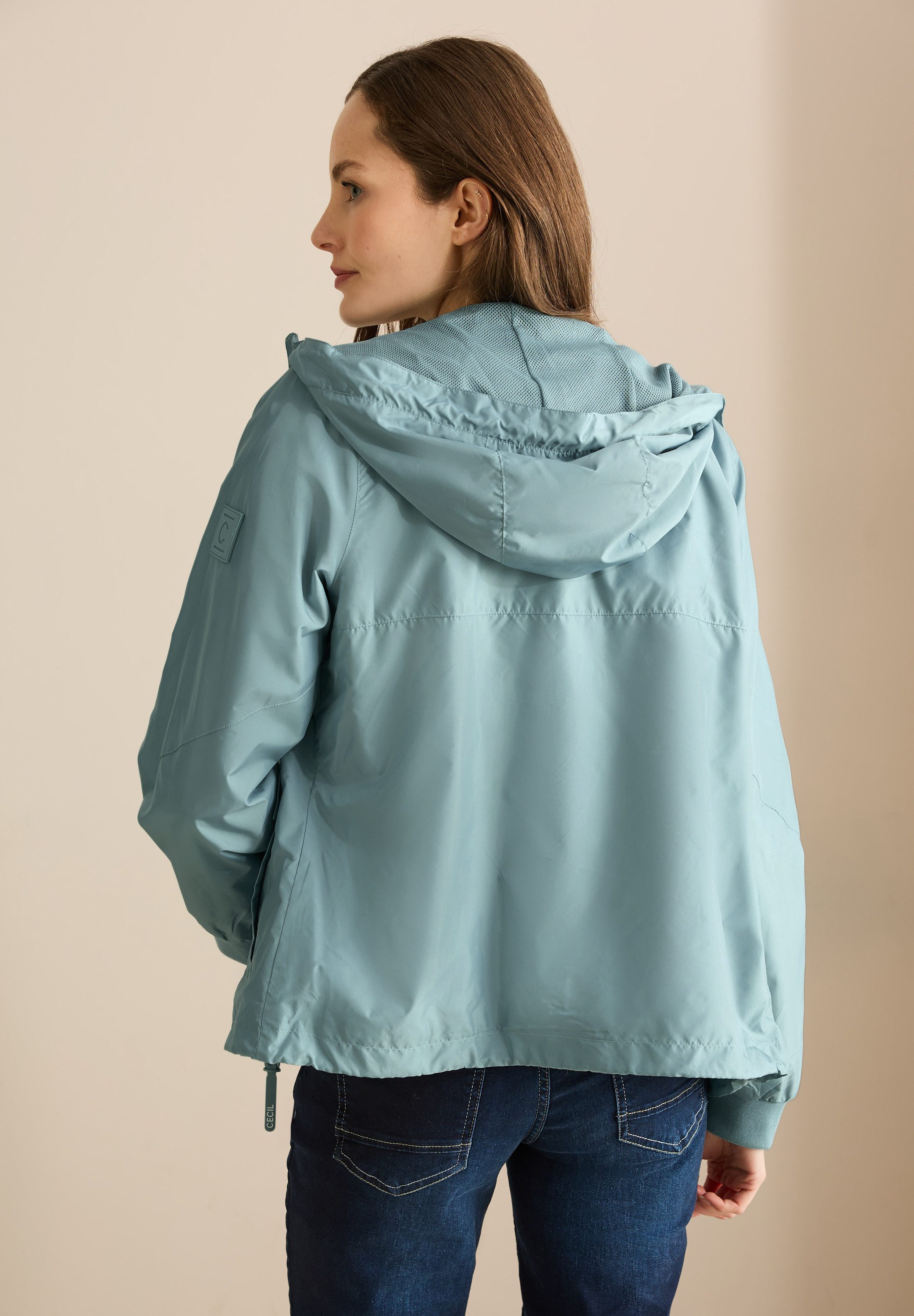 Cecil Windbreaker met capuchon en rijgkoord