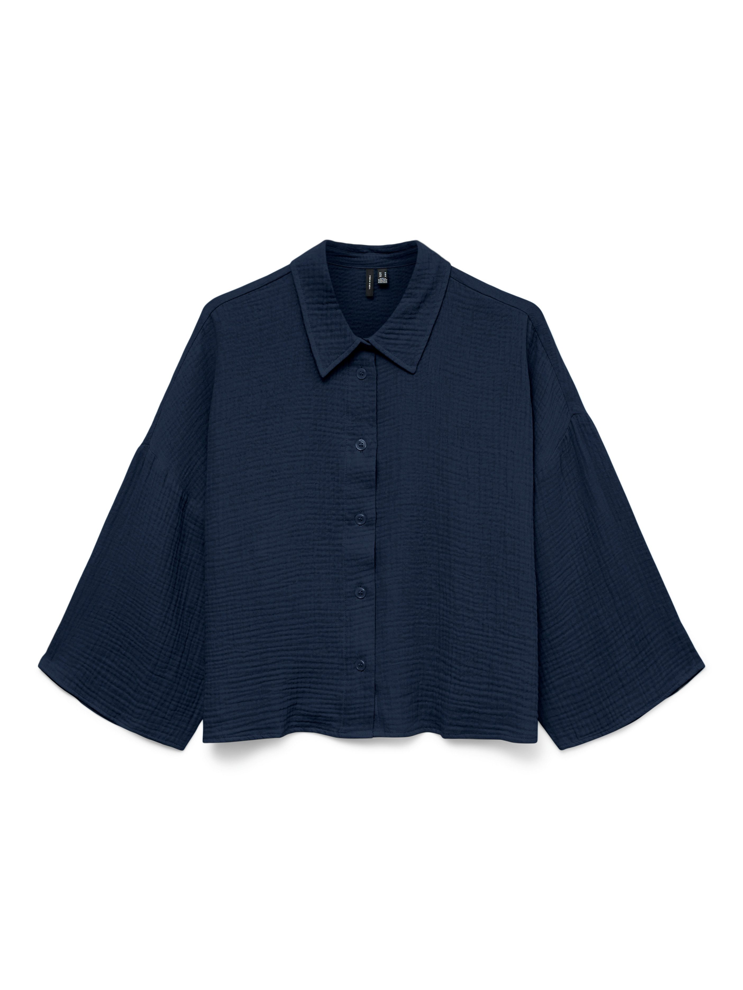 Vero Moda Overhemdblouse VMNATALI CROP SHIRT WVN NOOS