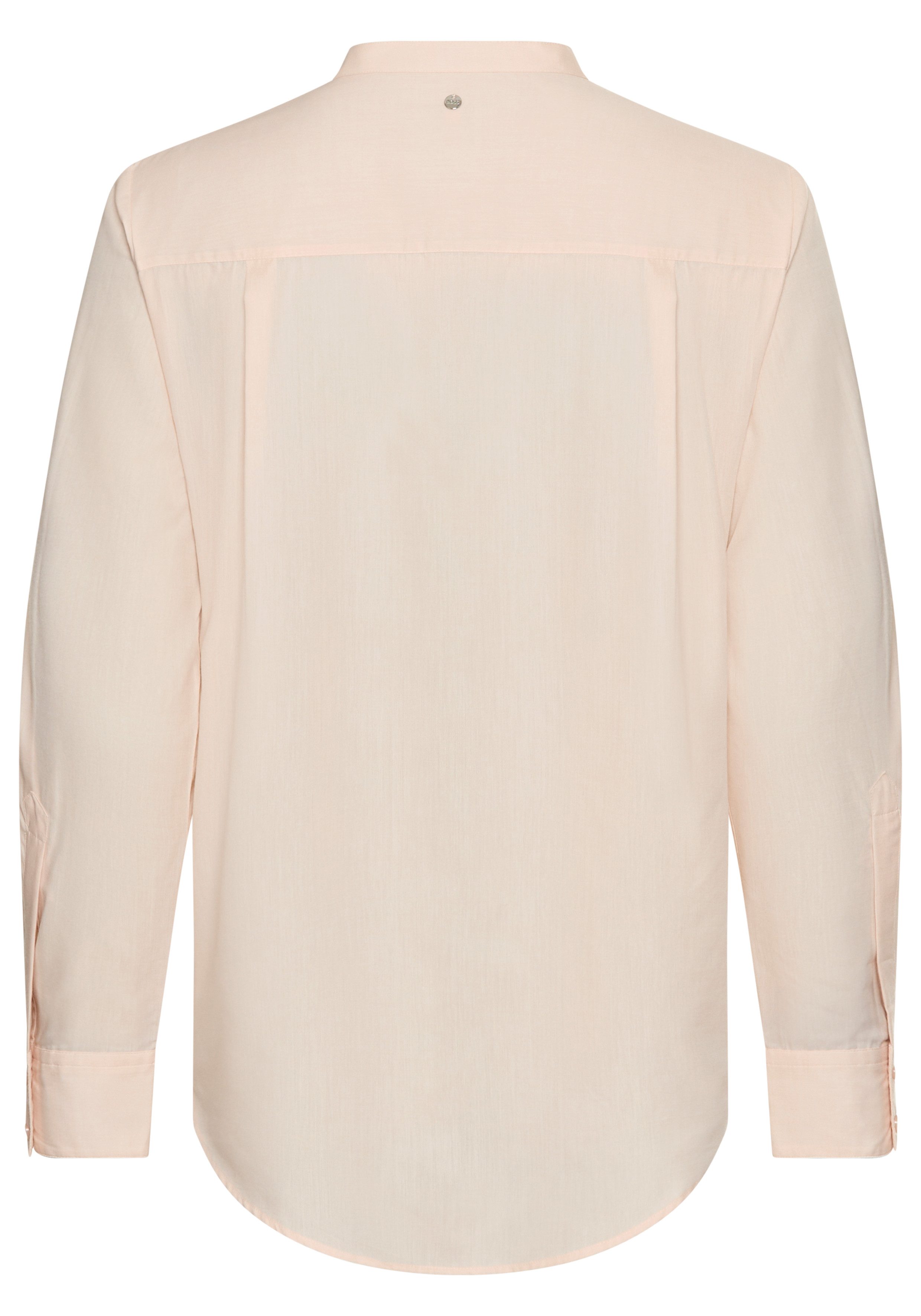Boss Orange Klassieke blouse Befelize Premium Damesmode Chambray kwaliteit, staande kraag