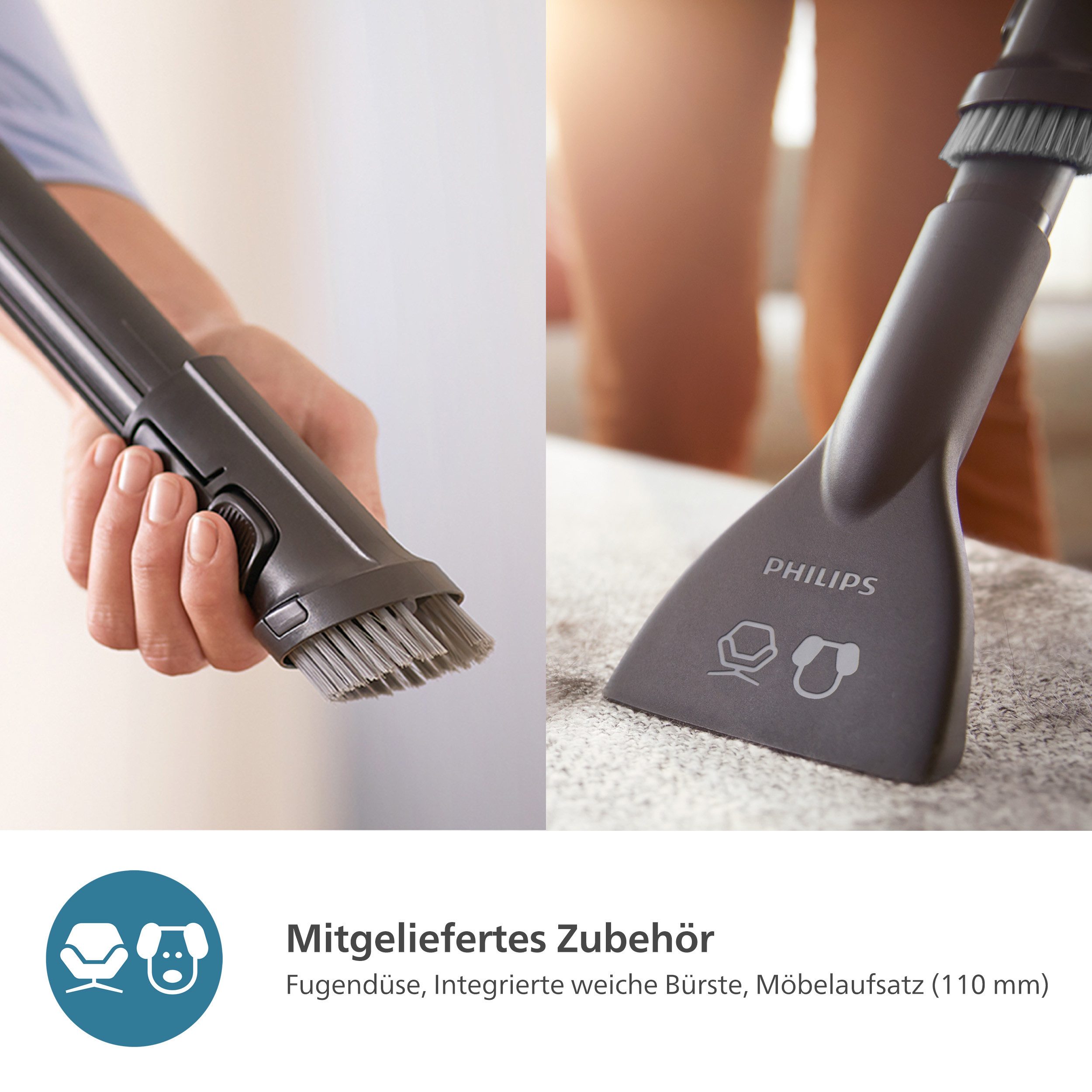 Philips Stofzuiger XD6122/12 6000 Serie, de allrounder met HEPA-allergiefilter