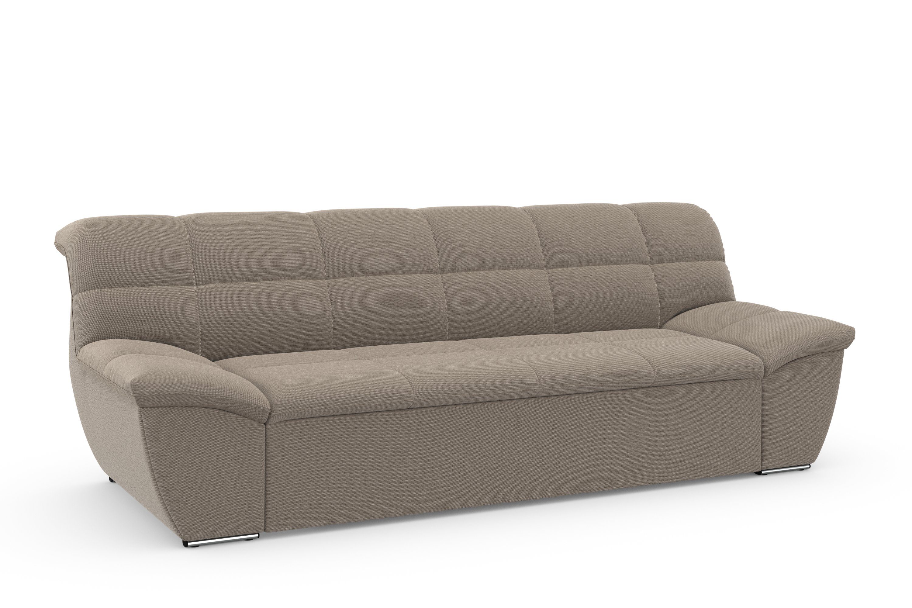 DOMO collection 3-zitsbank Splash, moderne stiksels in de zitting en rug, comfortabel,