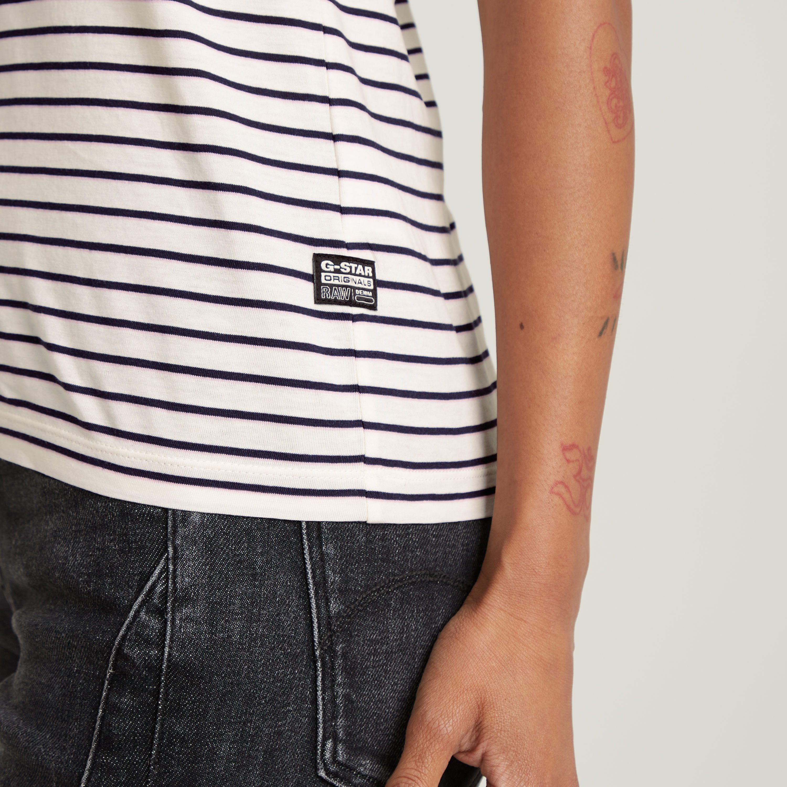 G-Star RAW Shirt met V-hals Eyben
