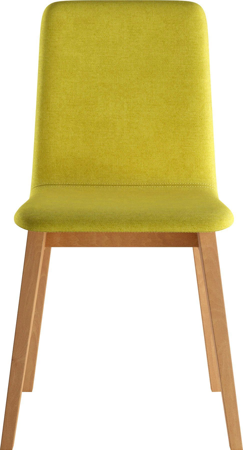 INOSIGN Stoel Sandy met verschillende stoelpootkleuren en kleurvarianten, zithoogte 47 cm (2 stuks)