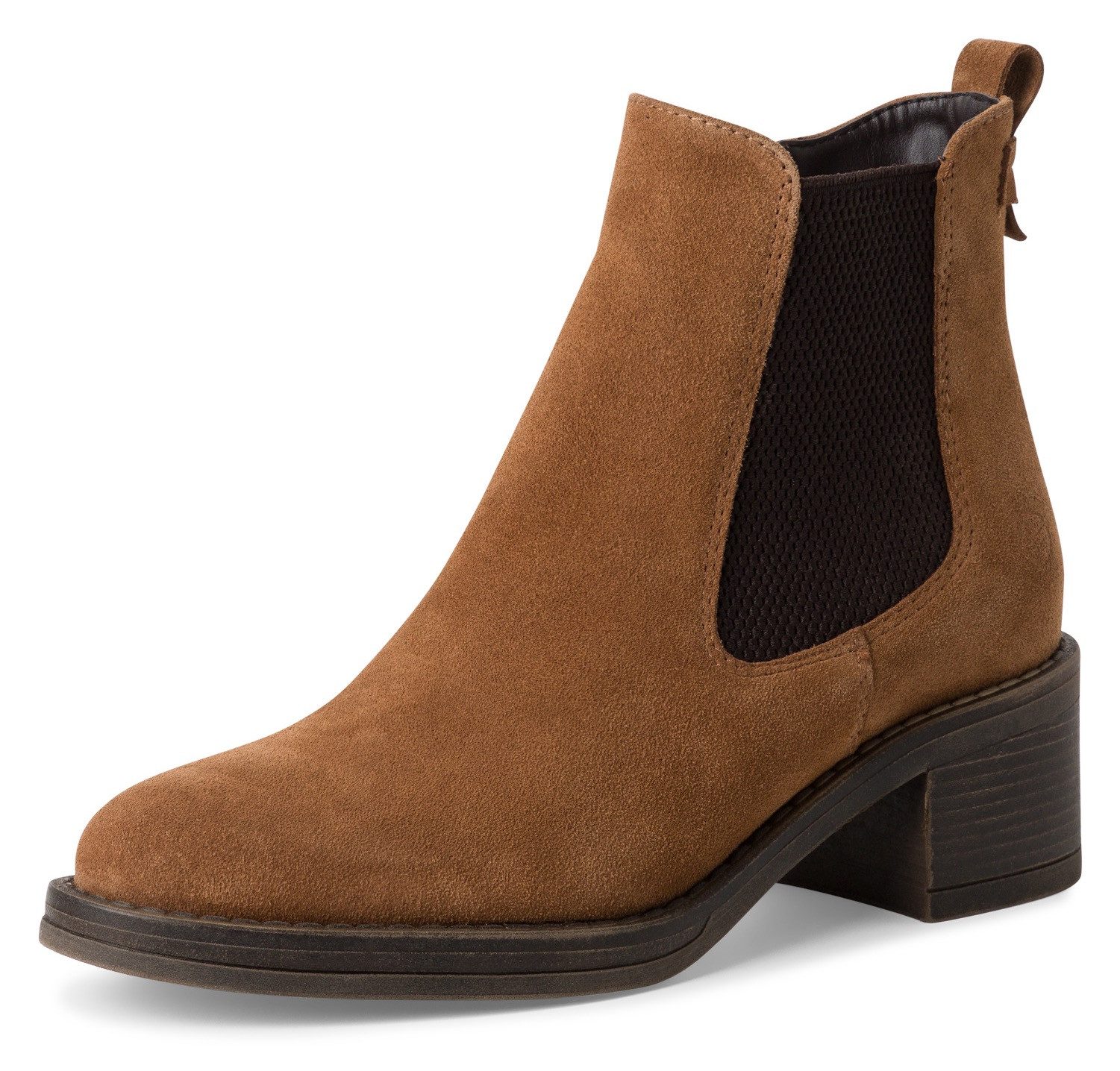 Tamaris Chelsea-boots hakken, enkellaars, zakelijke schoen met touch it-uitrusting