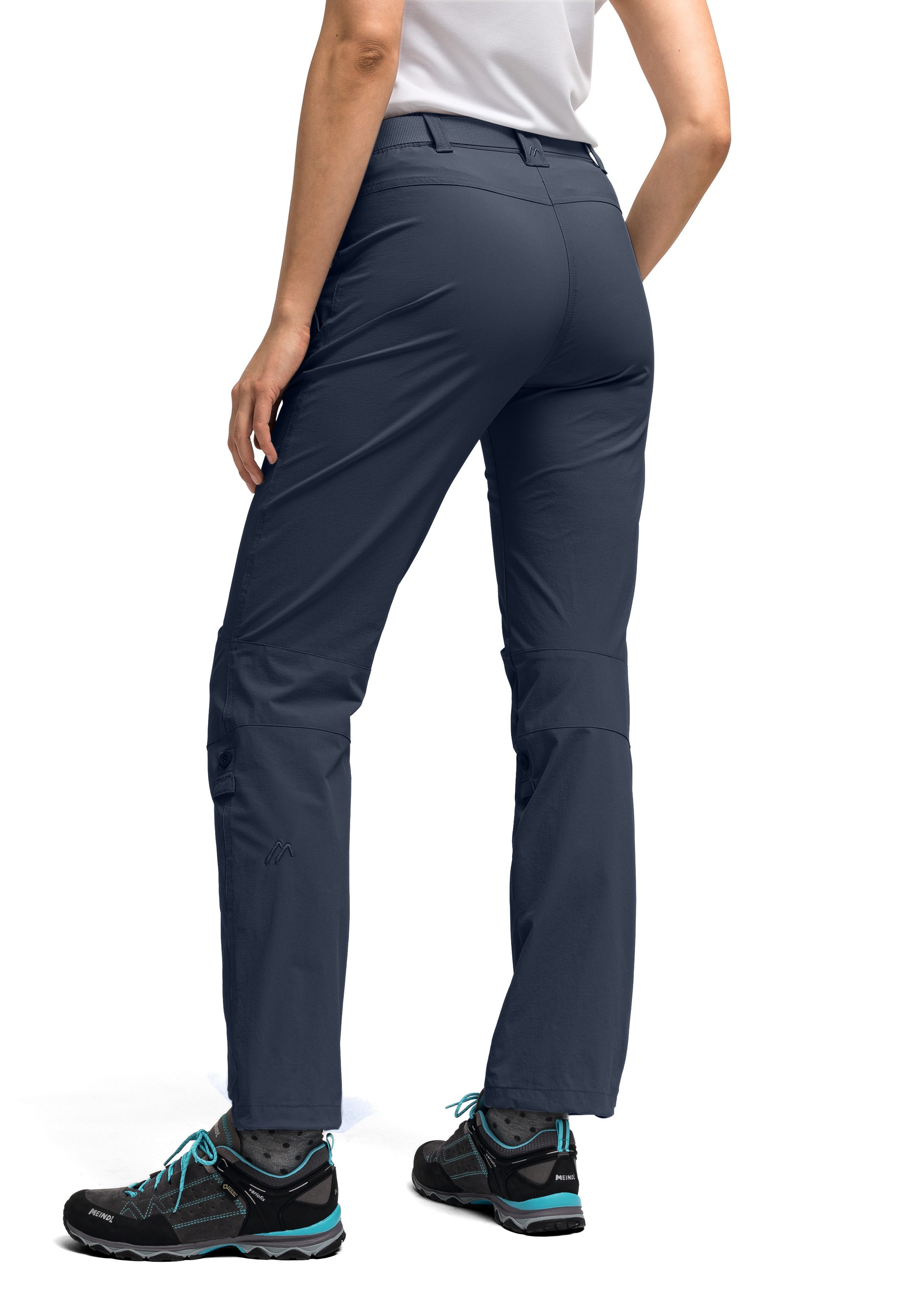 Maier Sports Functionele broek Lulaka Dames wandelbroek, ventilerende outdoorbroek met oprolfunctie