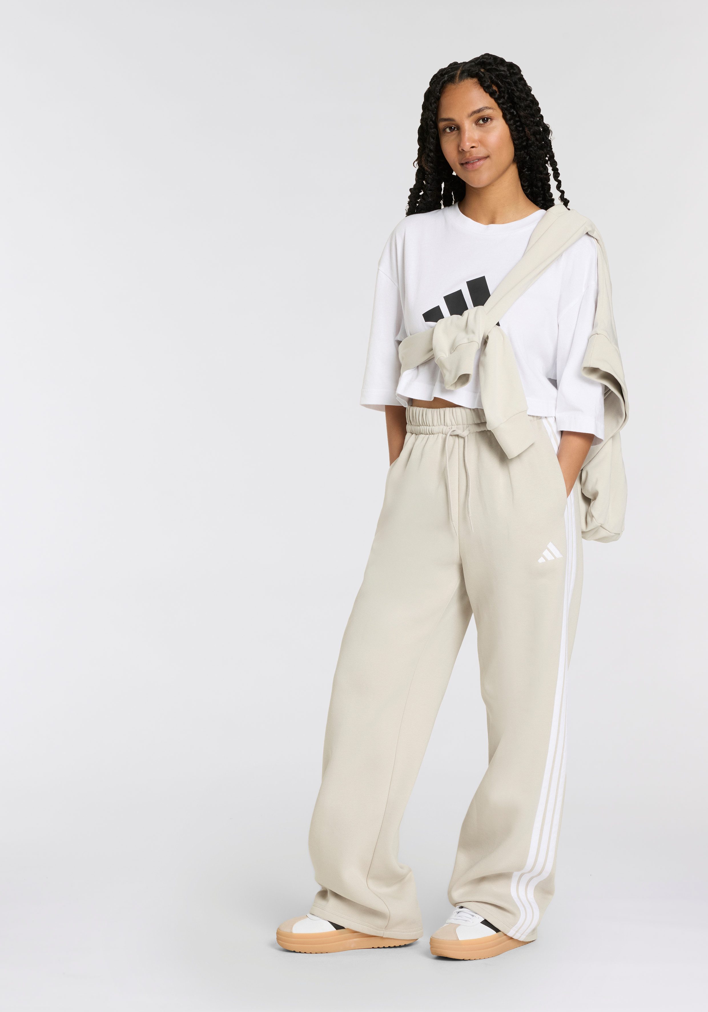 adidas Sportswear Sportbroek W 3S FL OH PT (1-delig)