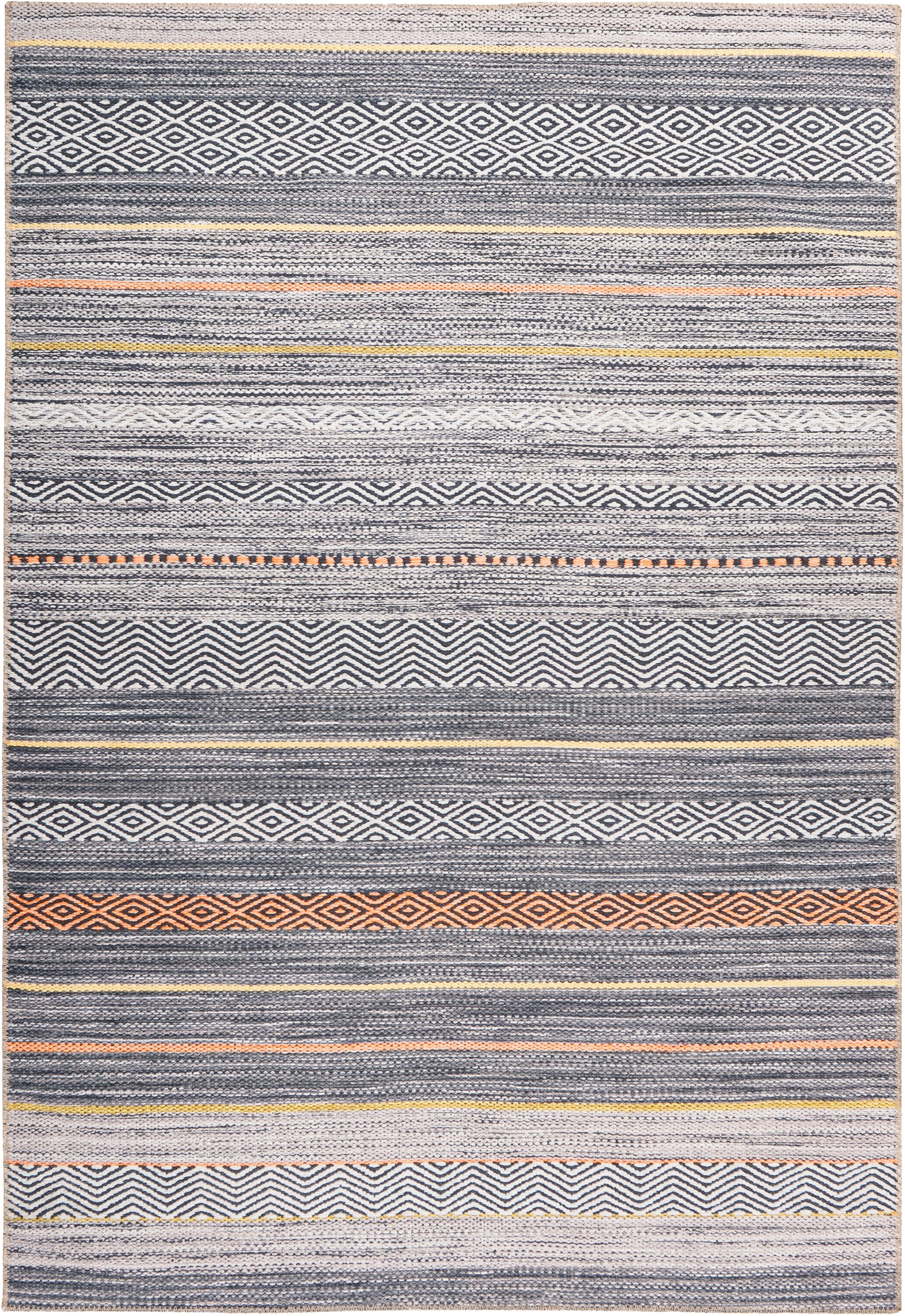 me gusta Vloerkleed Faye 1125 Platte stof, bedrukt motief, woonkamer, eetkamer