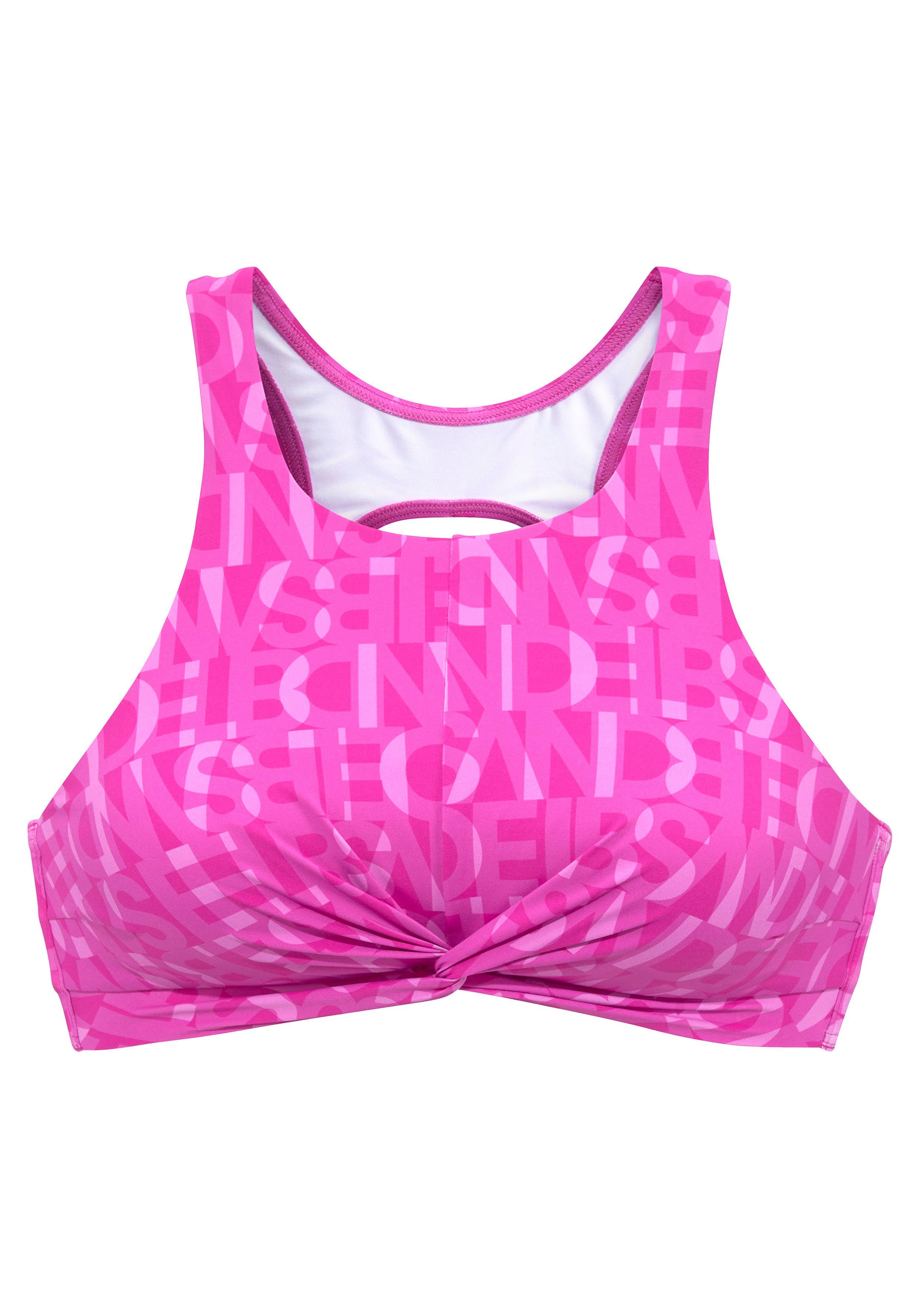 Elbsand Crop-bikinitop Letra met geweldige woorden