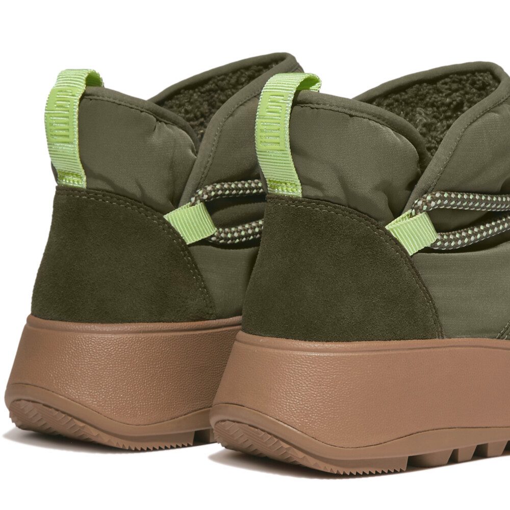 Fitflop Winterlaarzen F-MODE Sneeuwlaarzen, winterlaarzen met modieuze vetersluiting, smalle vorm