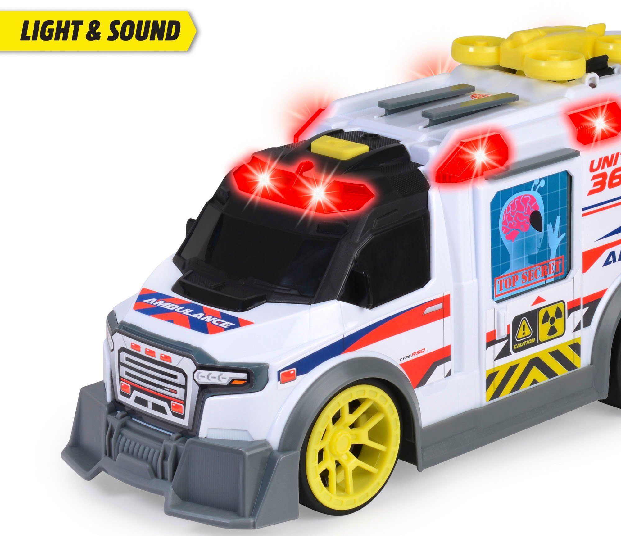 Dickie Toys Speelgoed-ambulance Ambulance met licht en geluid