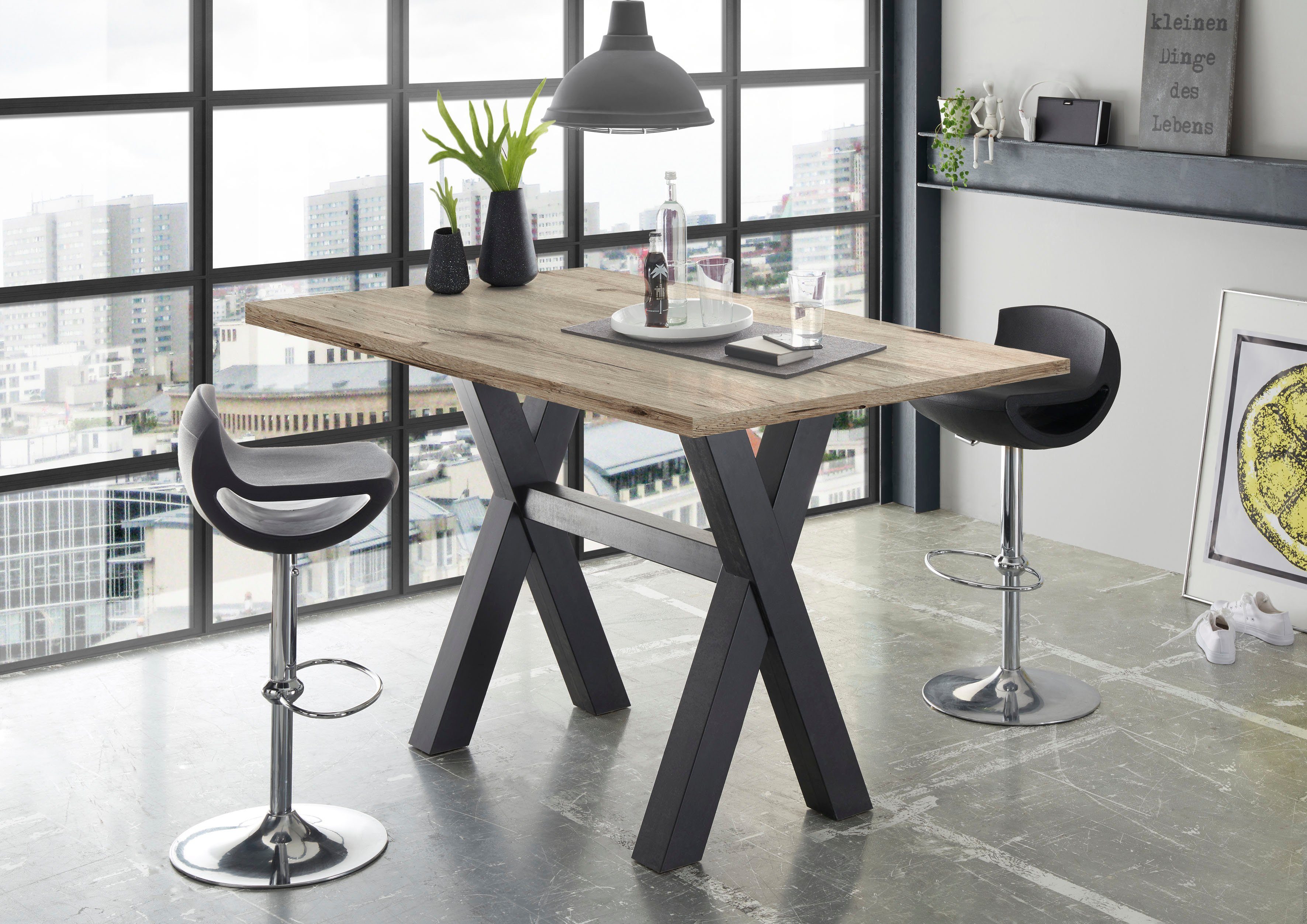 Mäusbacher Bartafel Frame in X-model (breedte 120, 140 of 160 cm)