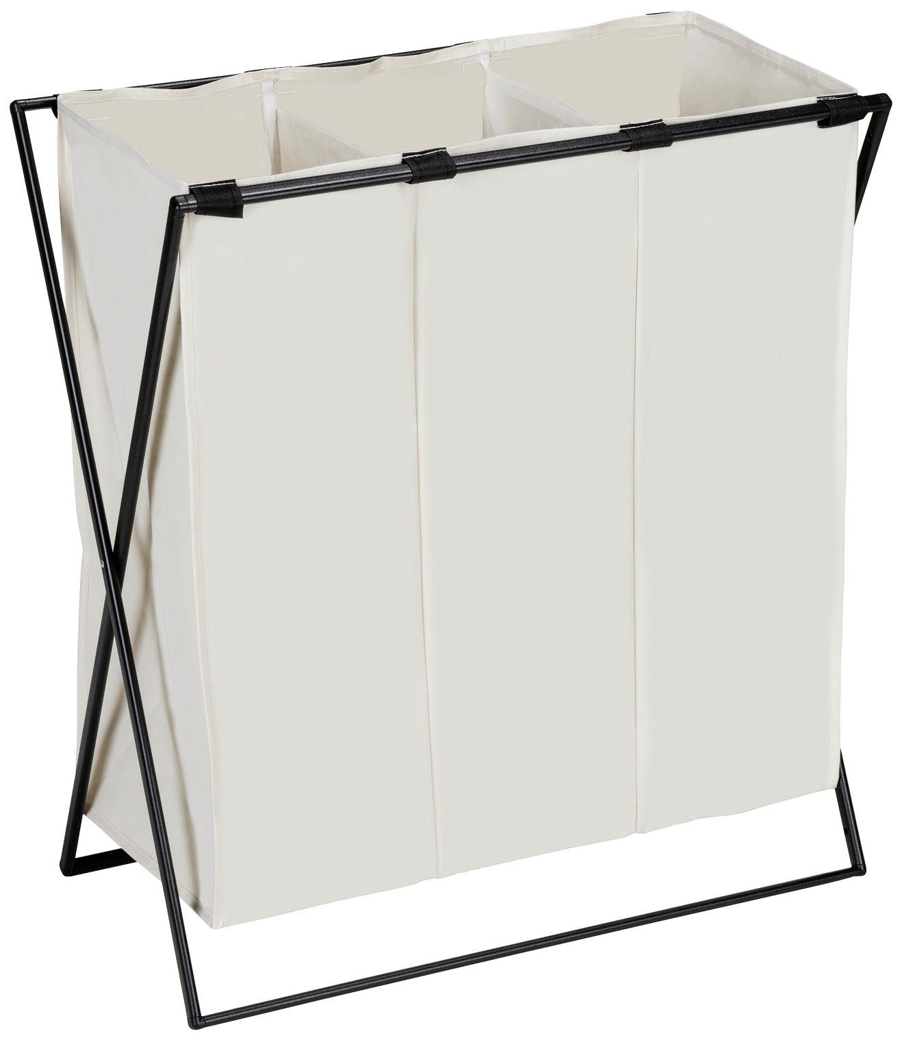 WENKO Wasmand met sorteerfunctie Trio XL 145 liter inhoud
