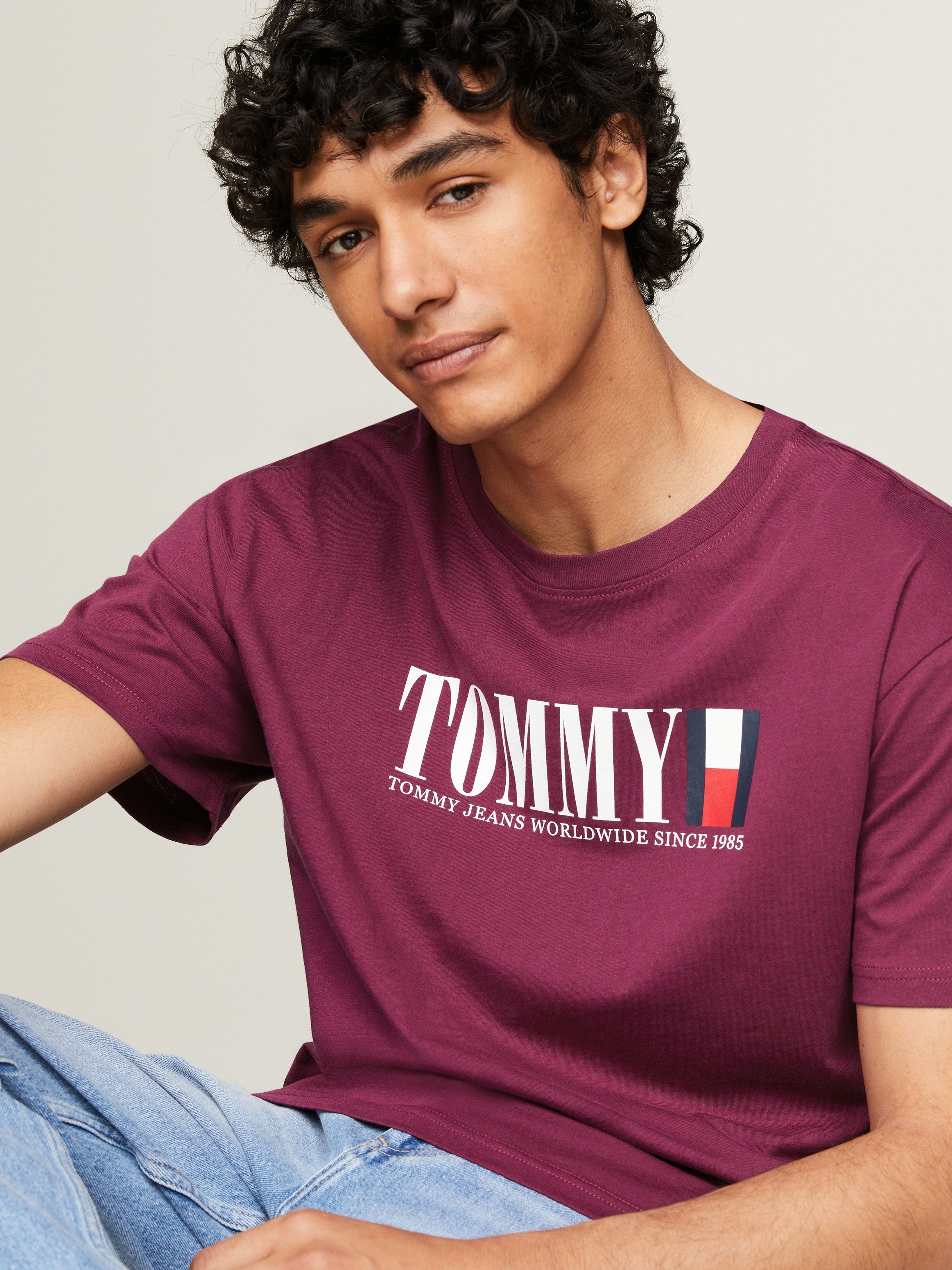TOMMY JEANS T-shirt TJM REG TOMMY DNA FLAG TEE EXT