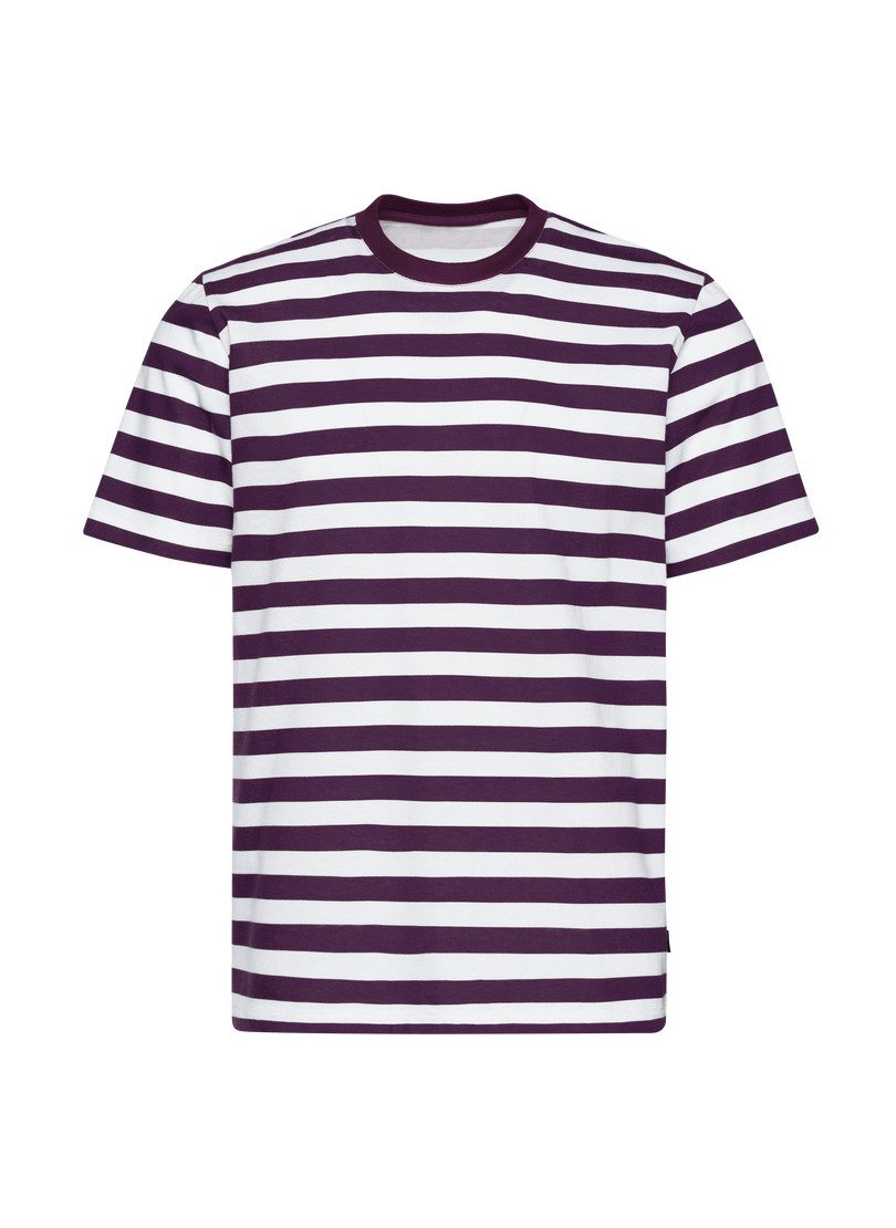 Trigema T-shirt TRIGEMA Heavy T-shirt met streepjespatroon (1-delig)