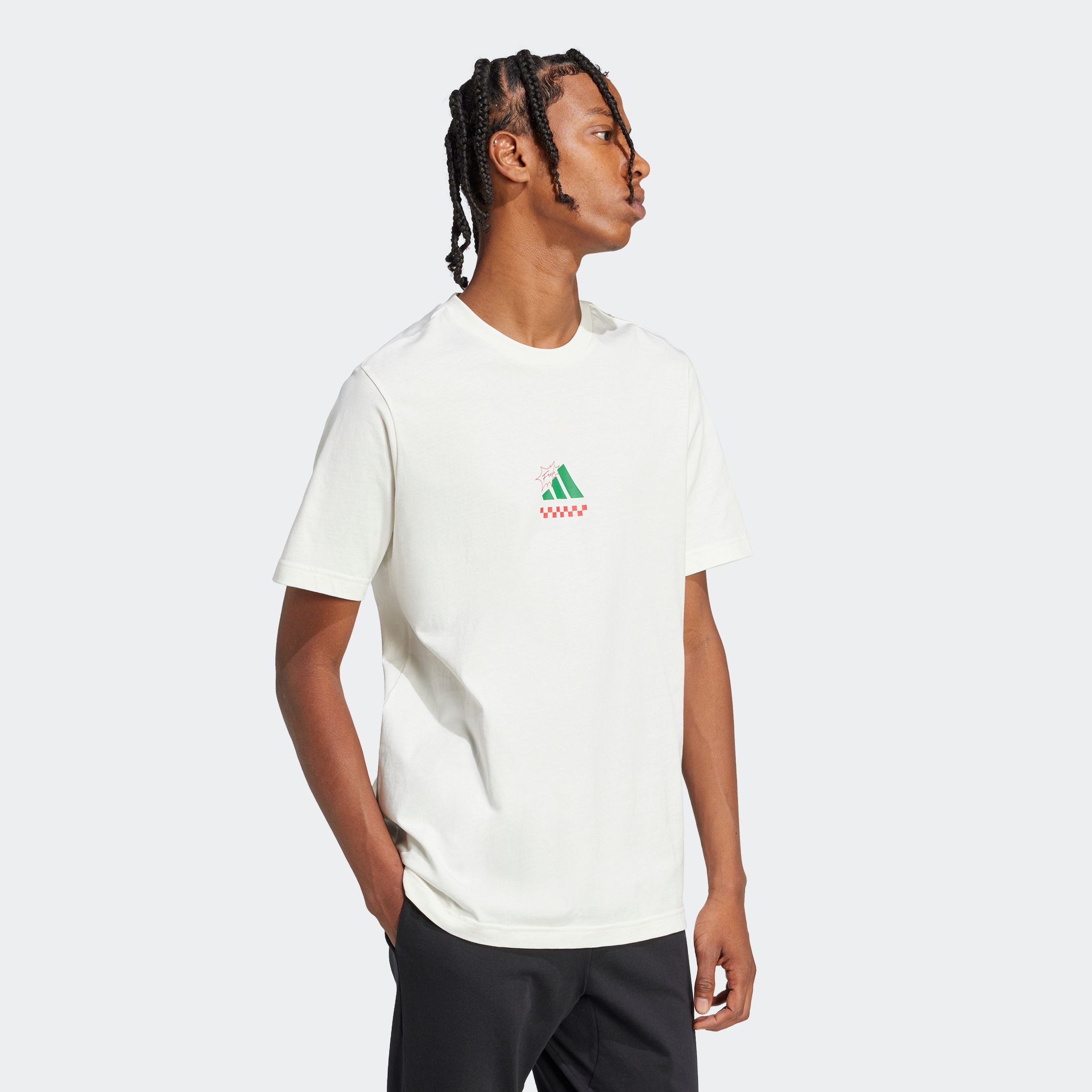 adidas Sportswear T-shirt M L PIZZA TEE
