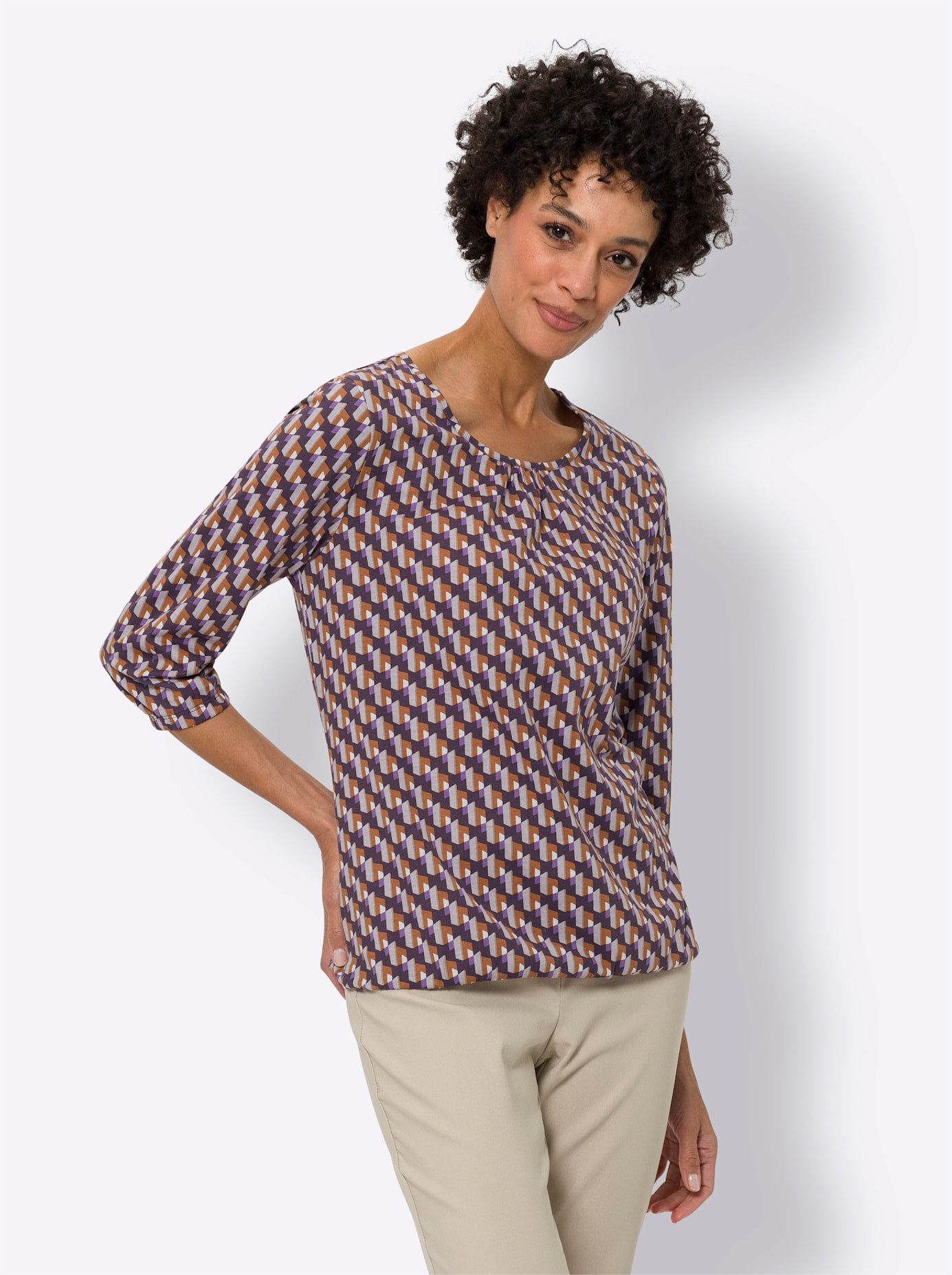 Classic Basics Shirt met 3/4 mouwen Shirt met 3/4-mouwen (1-delig)