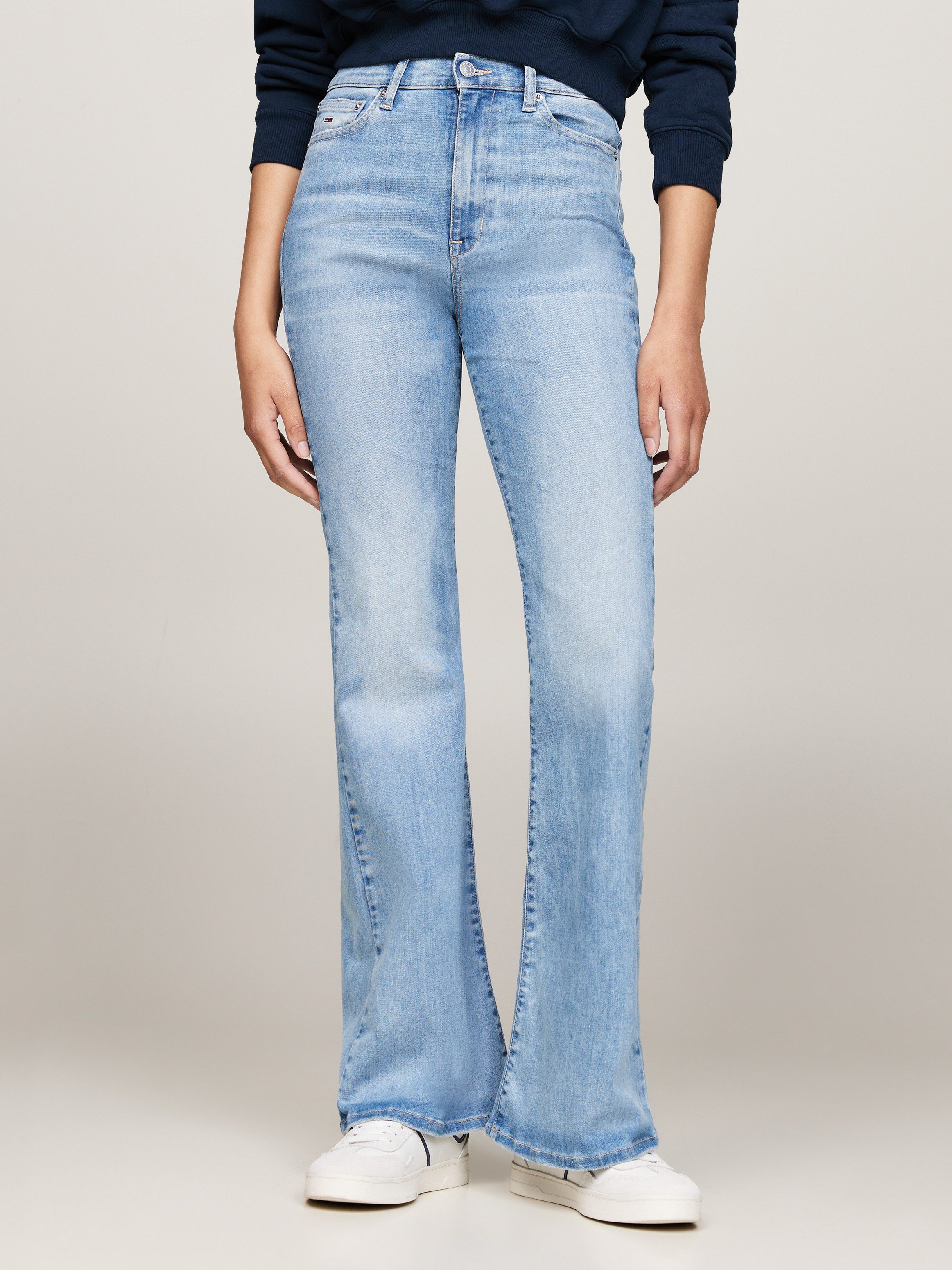 TOMMY JEANS Wijd uitlopende jeans Tommy Jeans SYLVIA - High waist - Flared Denim Jeans
