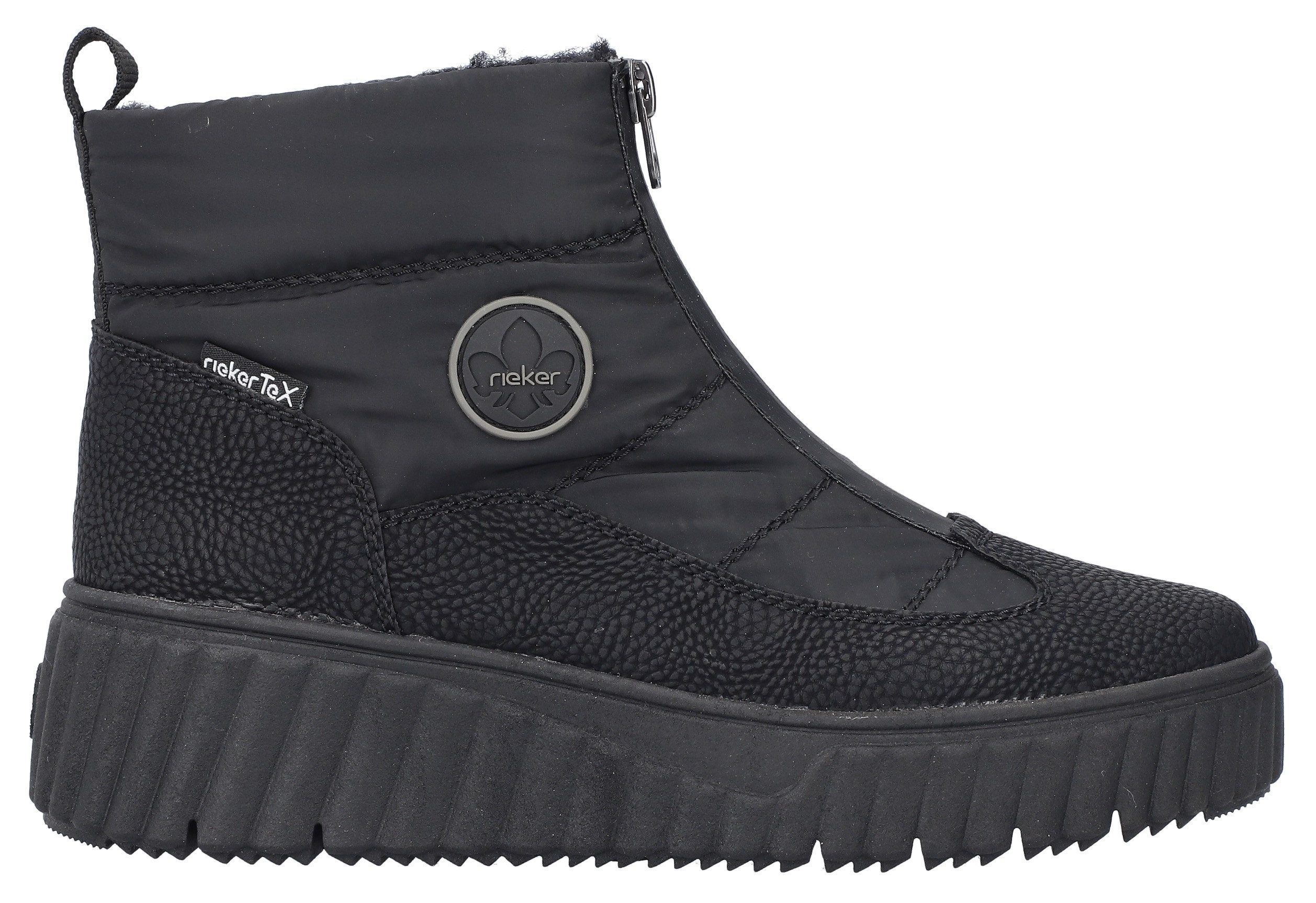 Rieker Winterlaarzen , outdoorlaarzen, snowboots met ritssluiting op de wreef