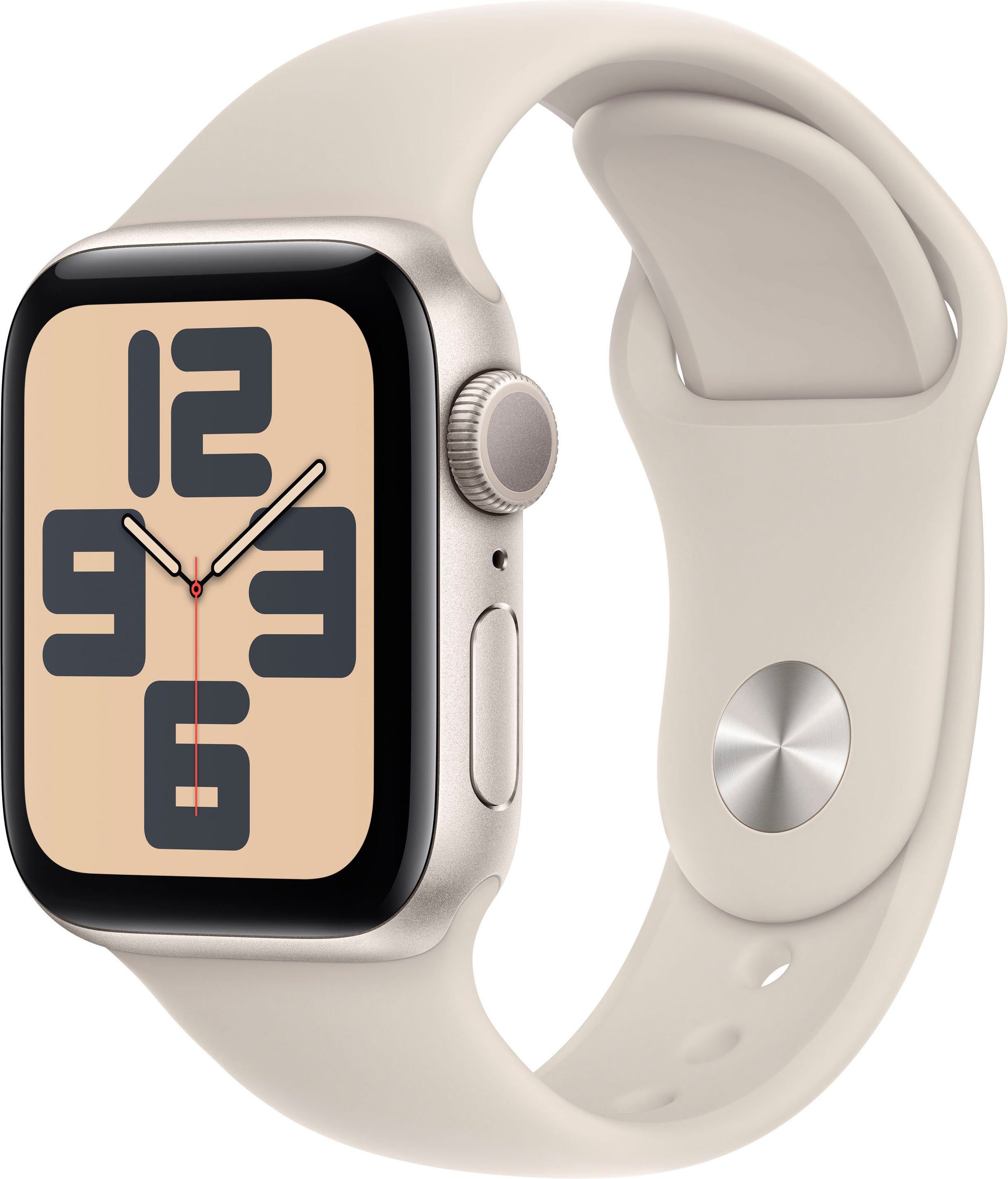 apple smartwatch watch se gps 40 mm aluminium m-l beige