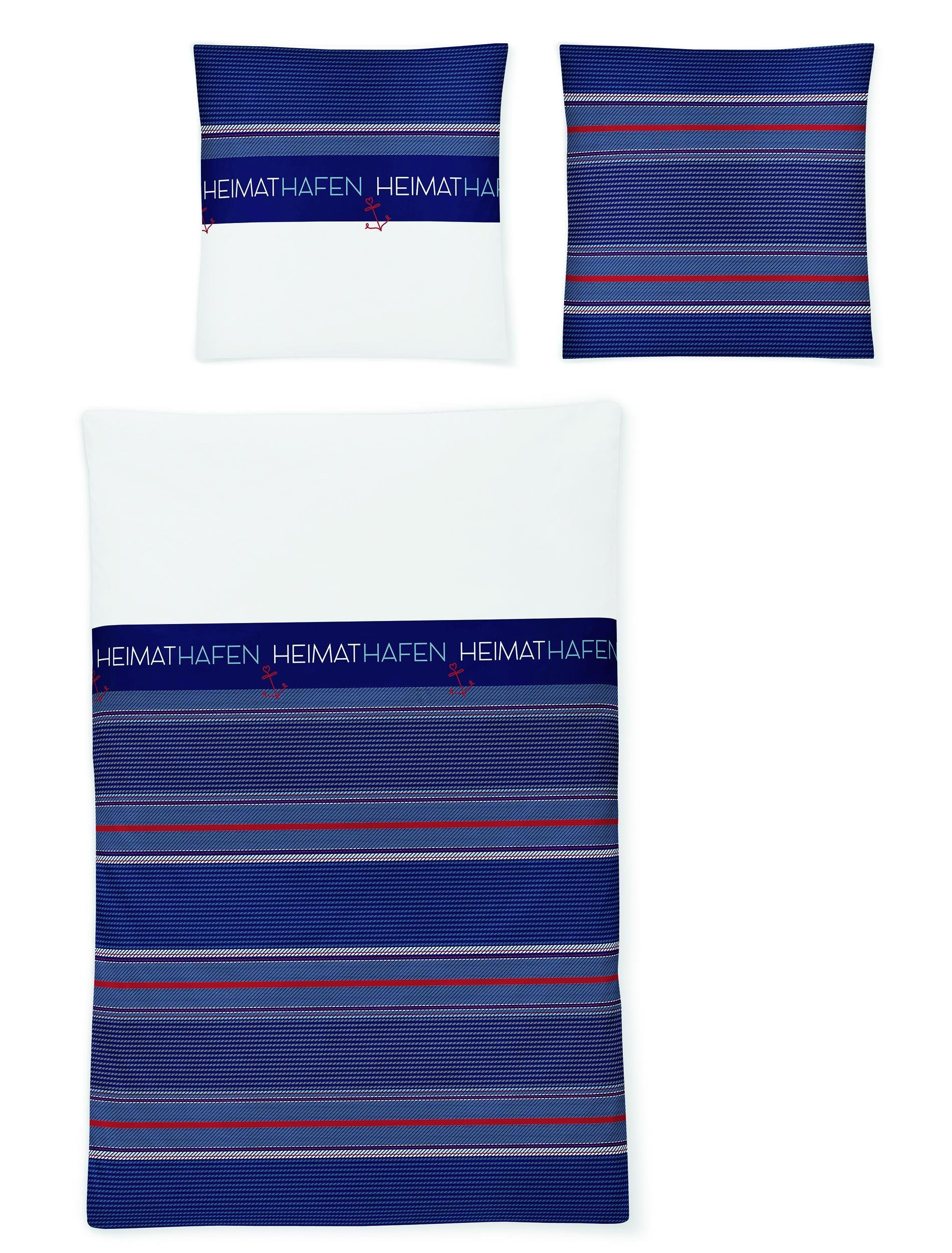 Irisette Overtrekset Sky 8480 elegant en van hoge kwaliteit (2-delig) dekbedovertrekken blauw