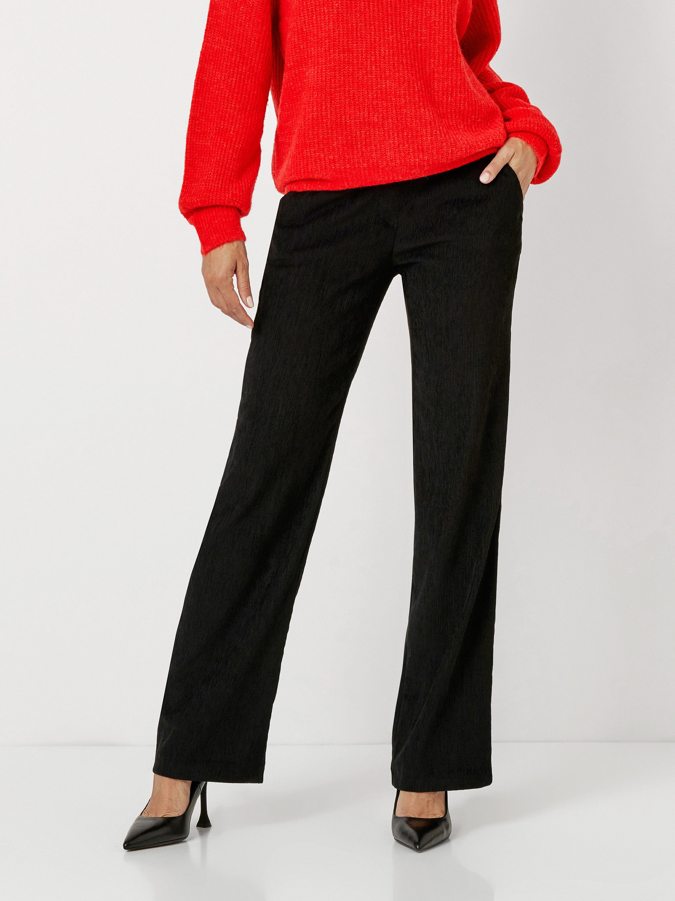 TONI Comfortbroek Jenny Wide Leg met elastische taille
