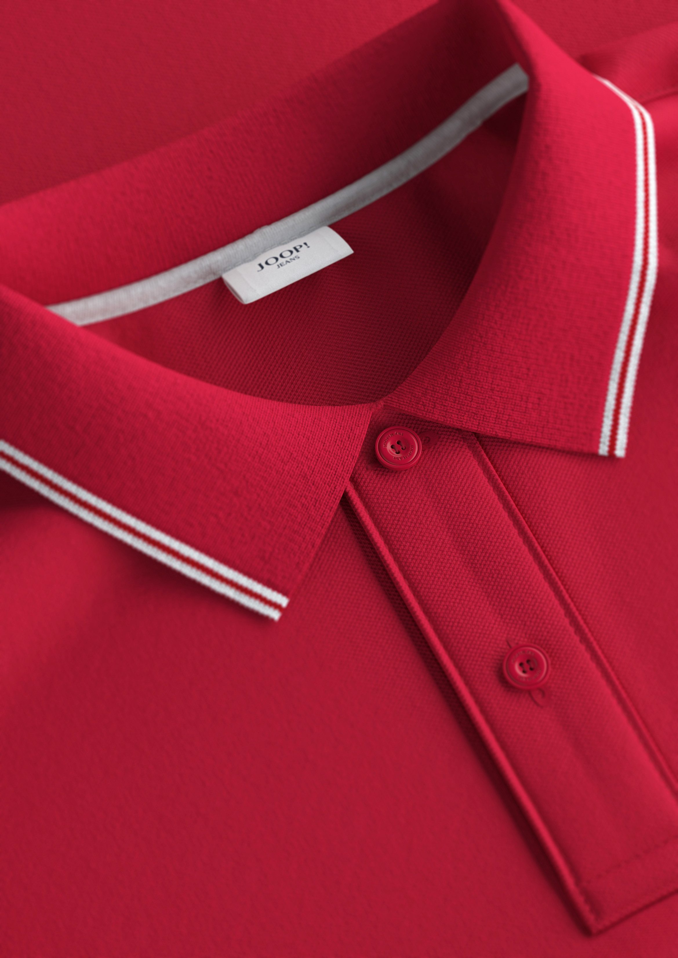 Joop Jeans Poloshirt Agnello Met een ronde hals