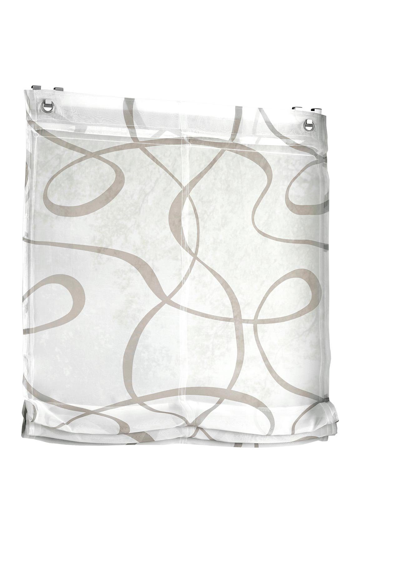 heine home Romeins rolgordijn (1 stuk) vouwgordijnen & jaloezieën maat 45 cm x 140 cm wit