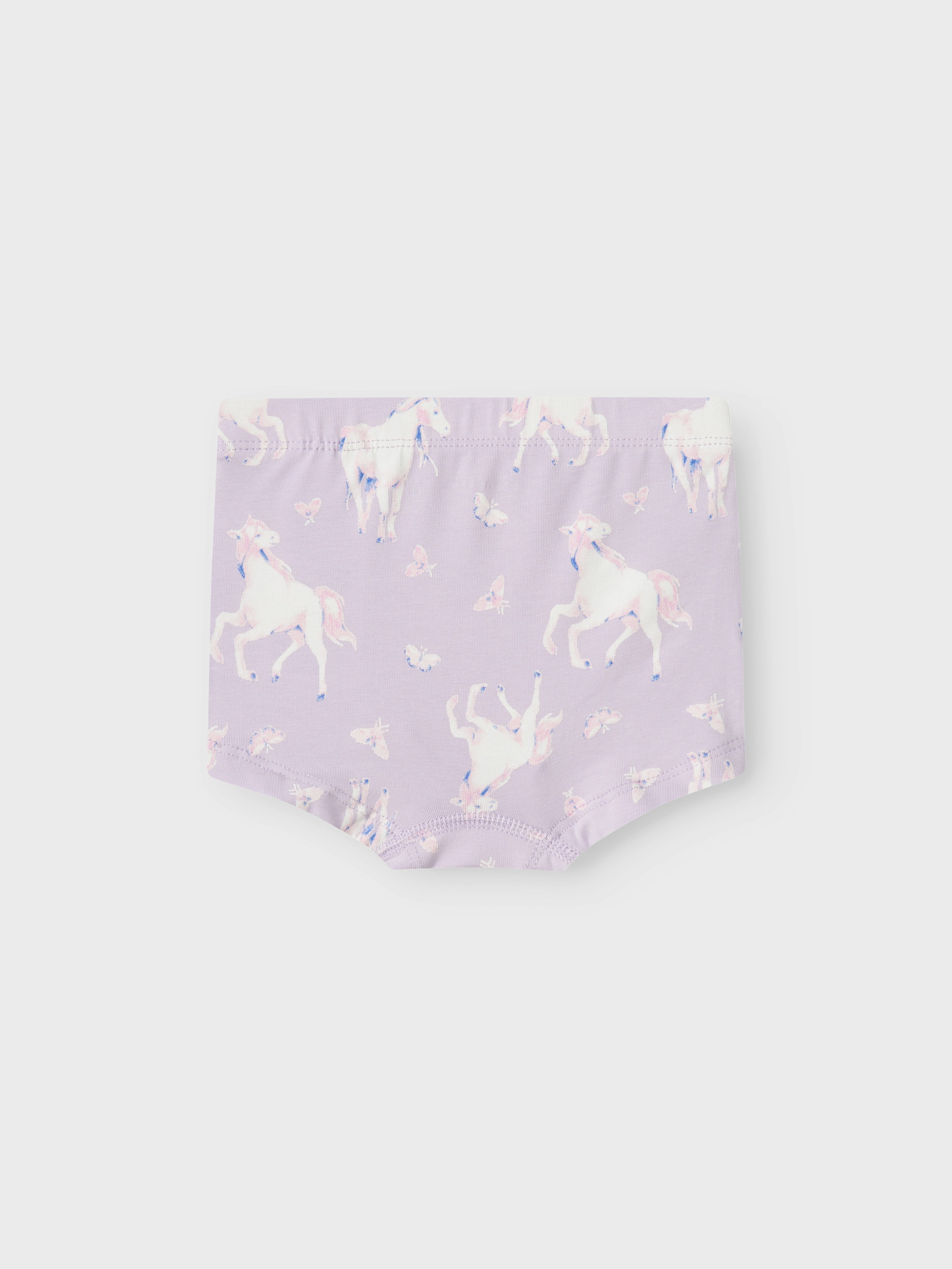 Name It Hipster NMFTIGHTS 3P PASTEL LILAC HORSE NOOS (set, 3 stuks)