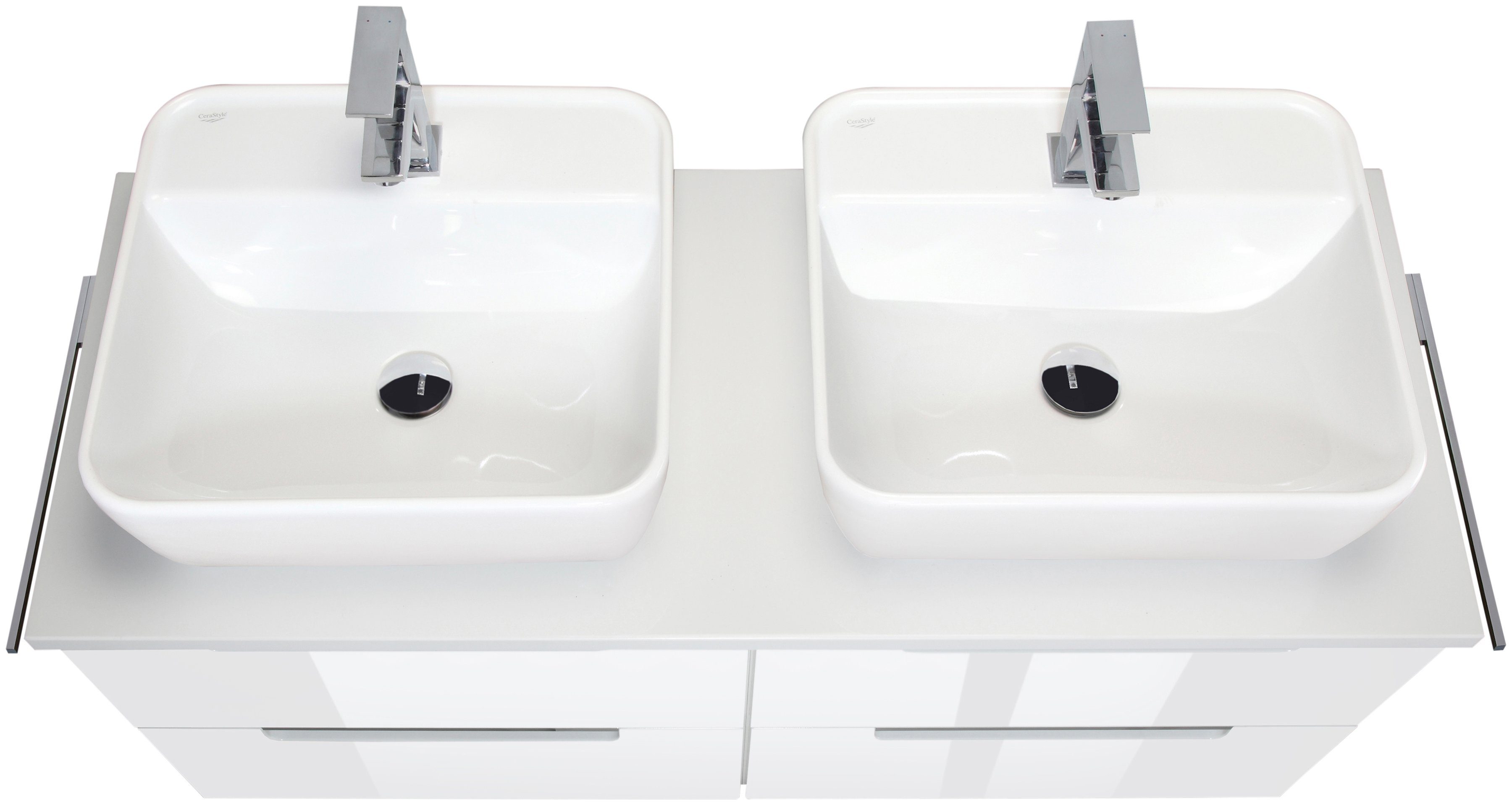 welltime Badmeubelset Malibu Breedte 120 cm, met soft-closetechniek (set, 2 stuks)