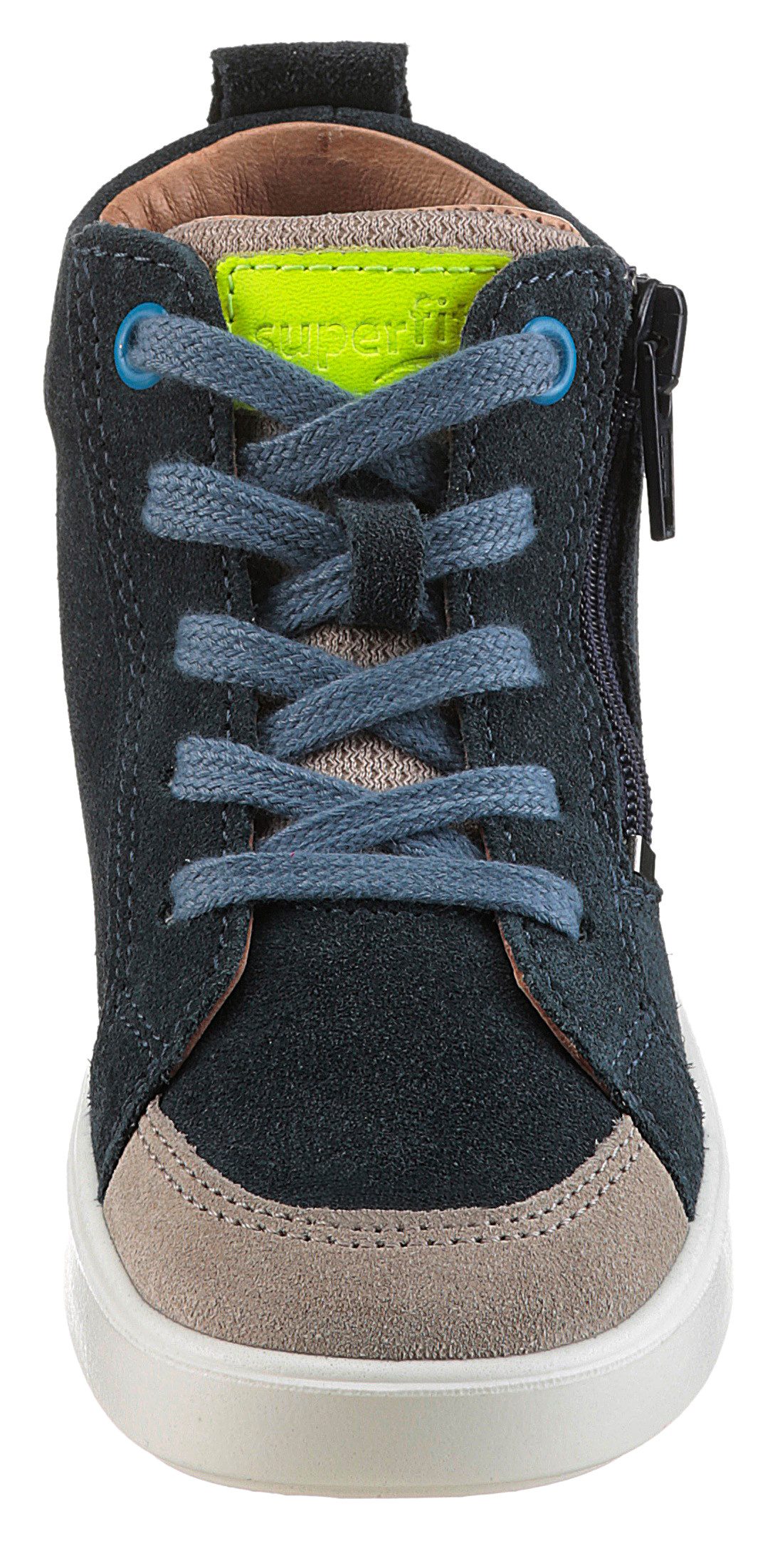 Superfit Sneakers SUPIES WMS: middel Veterschoen met binnenrits, maat sjabloon om te downloaden