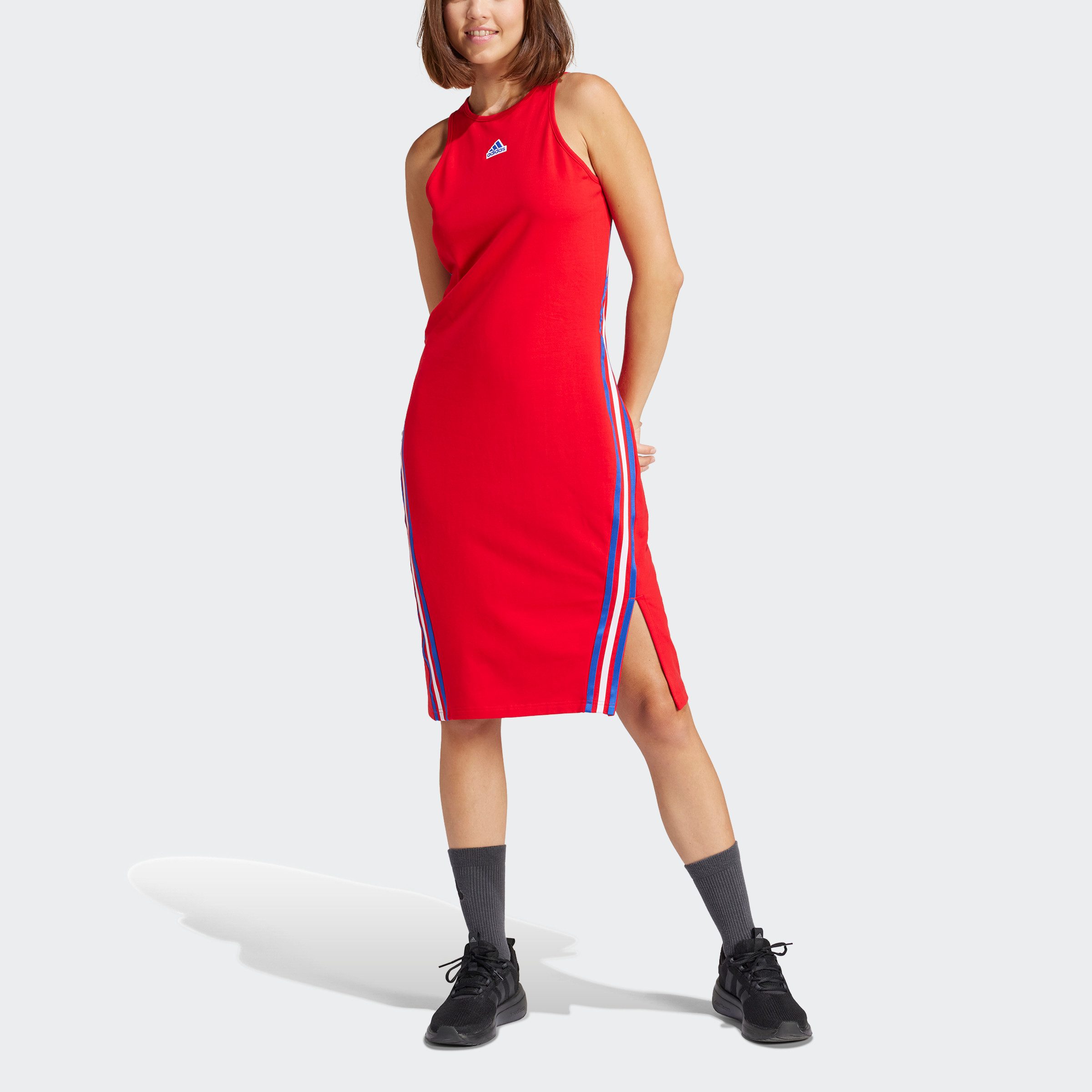 adidas Sportswear Shirtjurk W FI 3S DRESS (1-delig)