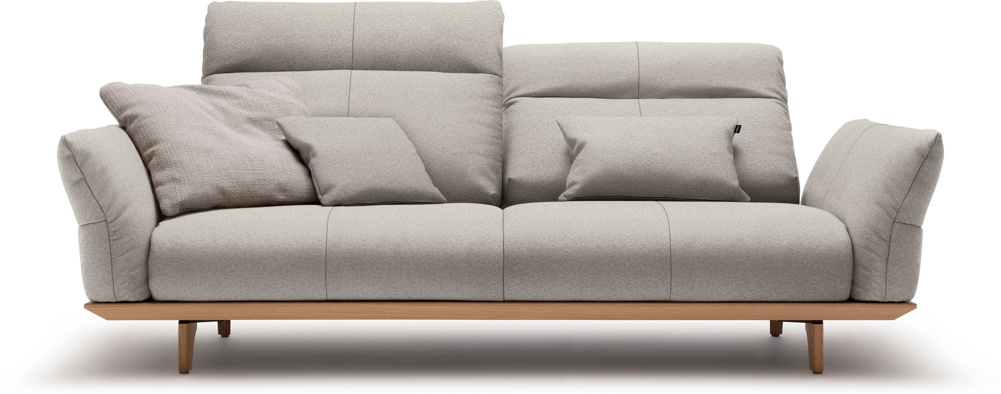 OTTO Creation BY ROLF BENZ 3-zitsbank Hs.460 Onderstel in eiken, poten in natuurlijk eiken, breedte 208 cm , 3-zitsbanken