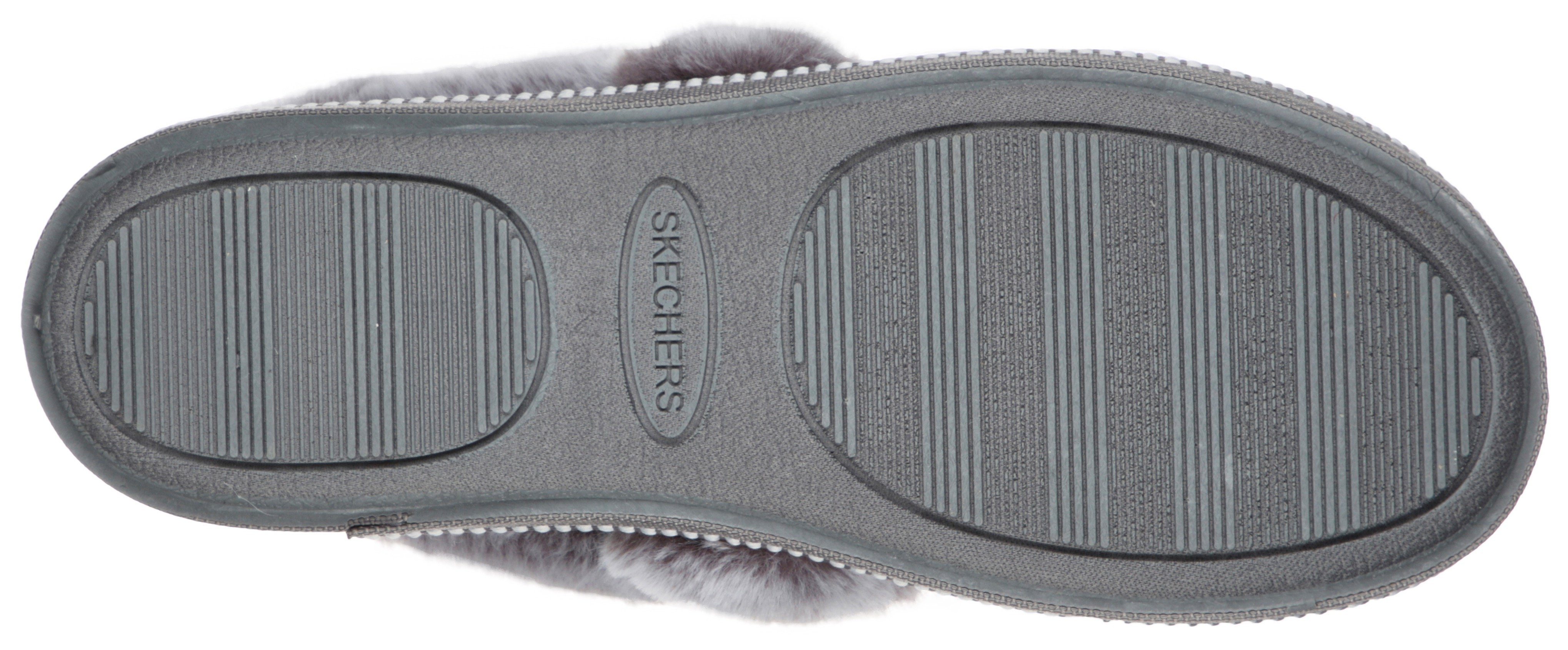 Skechers Pantoffels COZY CAMPFIRE TEAM TOAST met memory-foam-uitvoering