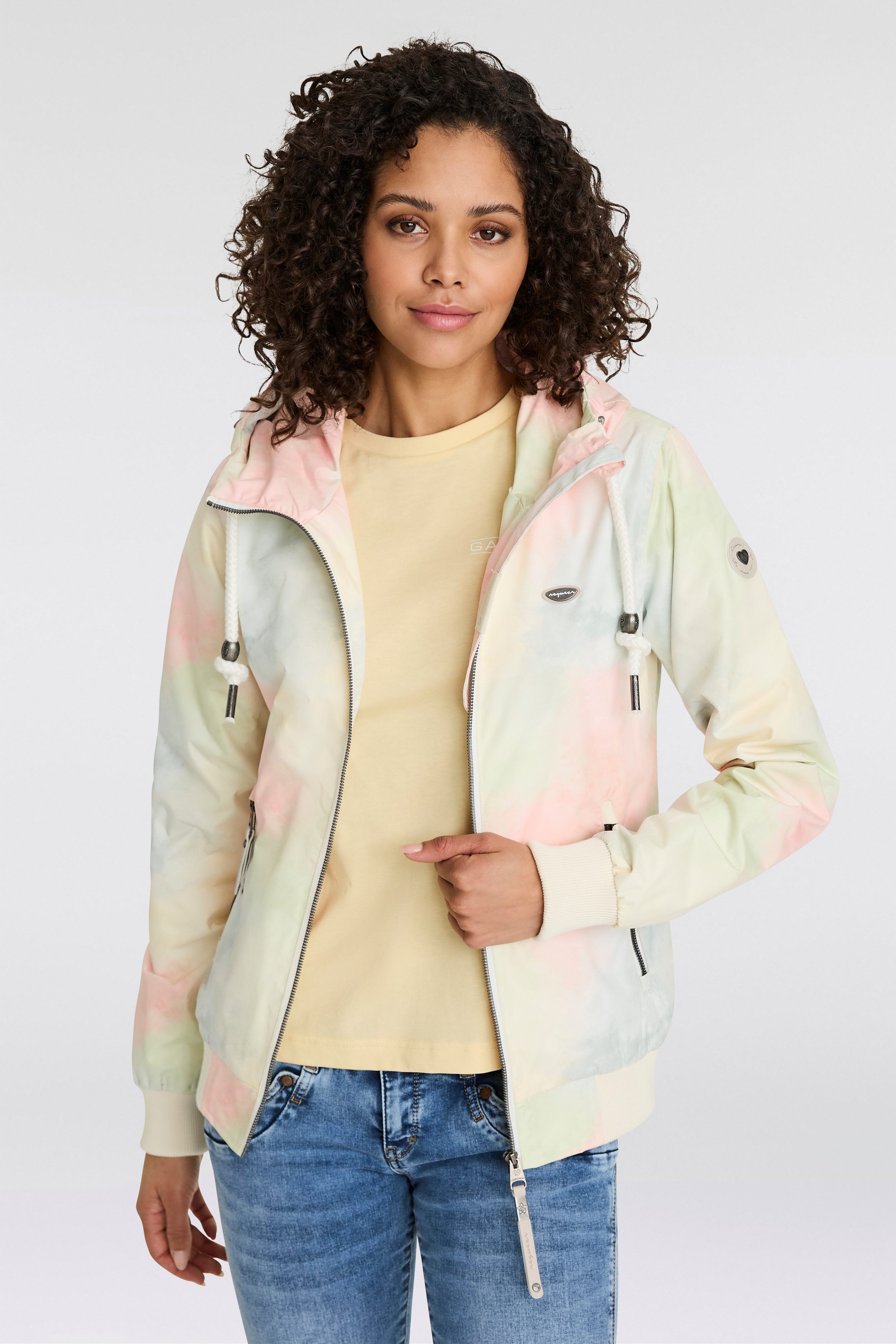 Ragwear Functioneel jack NUGGIE OMBRE O Tussenjas van waterafstotend materiaal