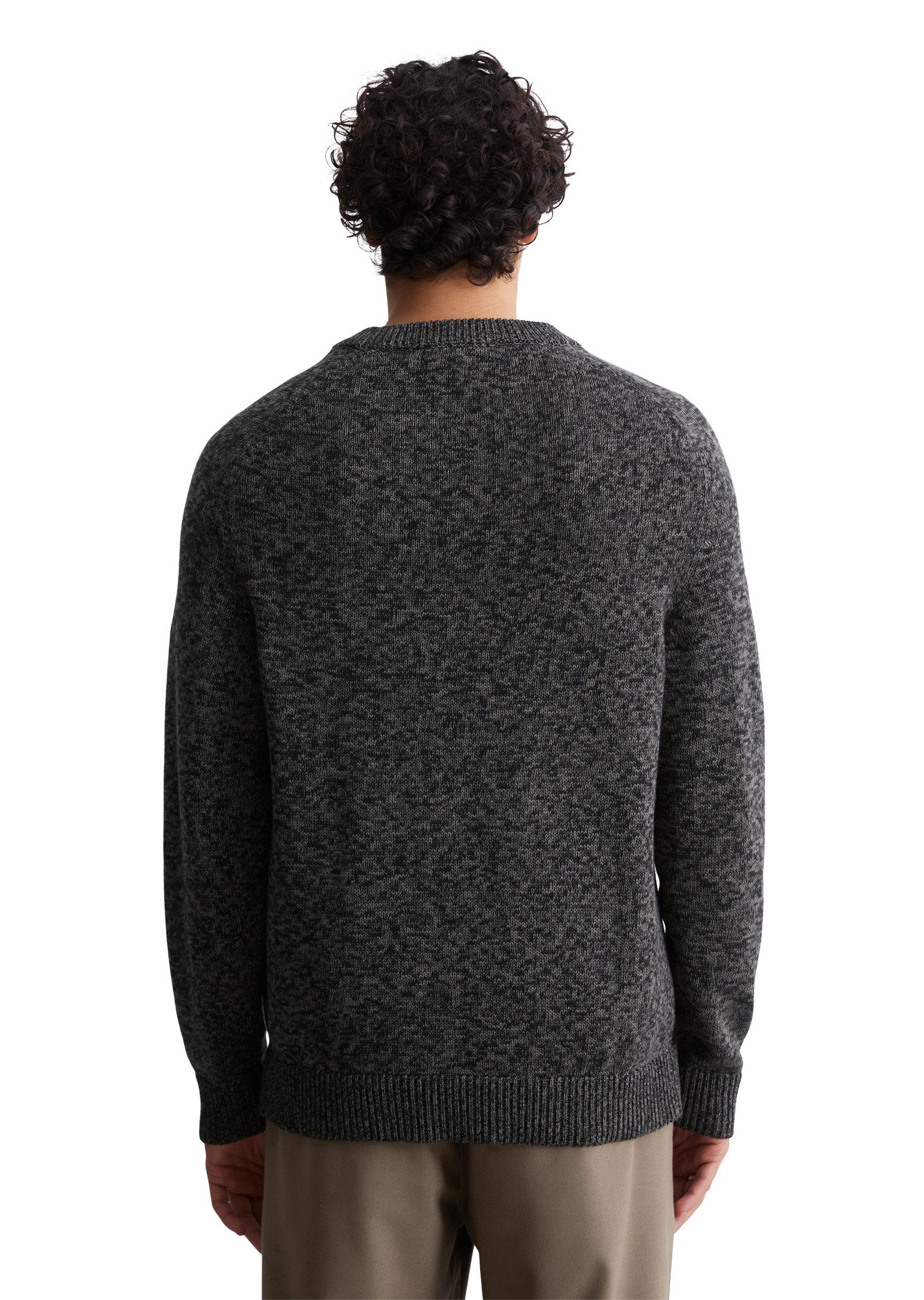 Marc O'Polo DENIM Trui met ronde hals levendig bicolor-effect