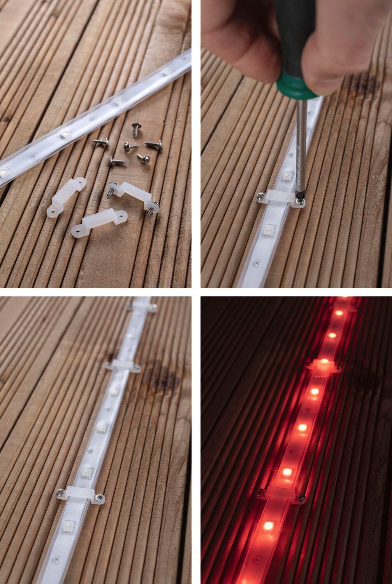 Paulmann Led-strepen SimpLED Outdoor Basisset 5m IP44 13W 45lm/m RGB gecoat (1 stuk)