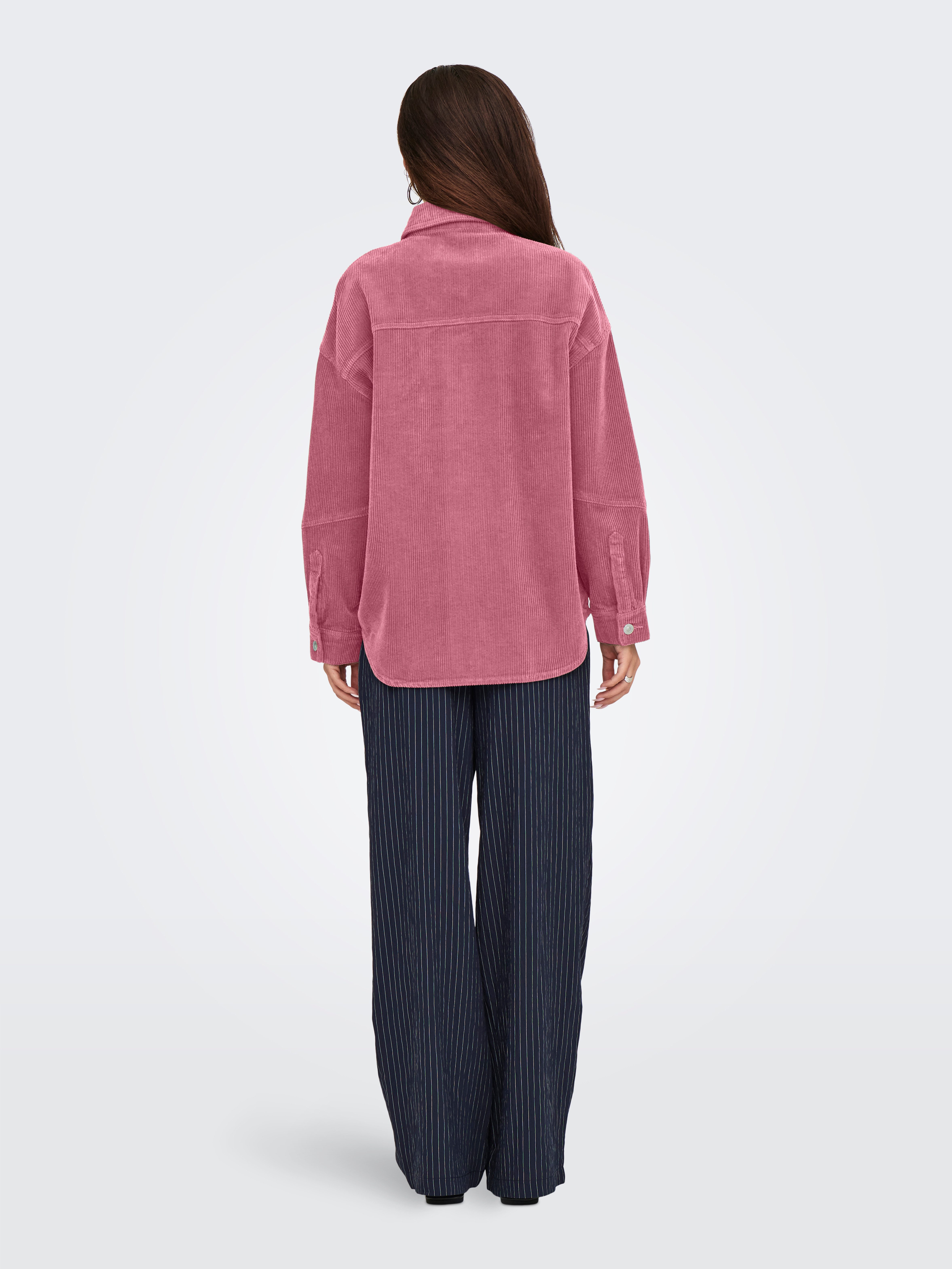 Only Overhemdblouse ONLTIGGY L/S CORD SHACKET PNT