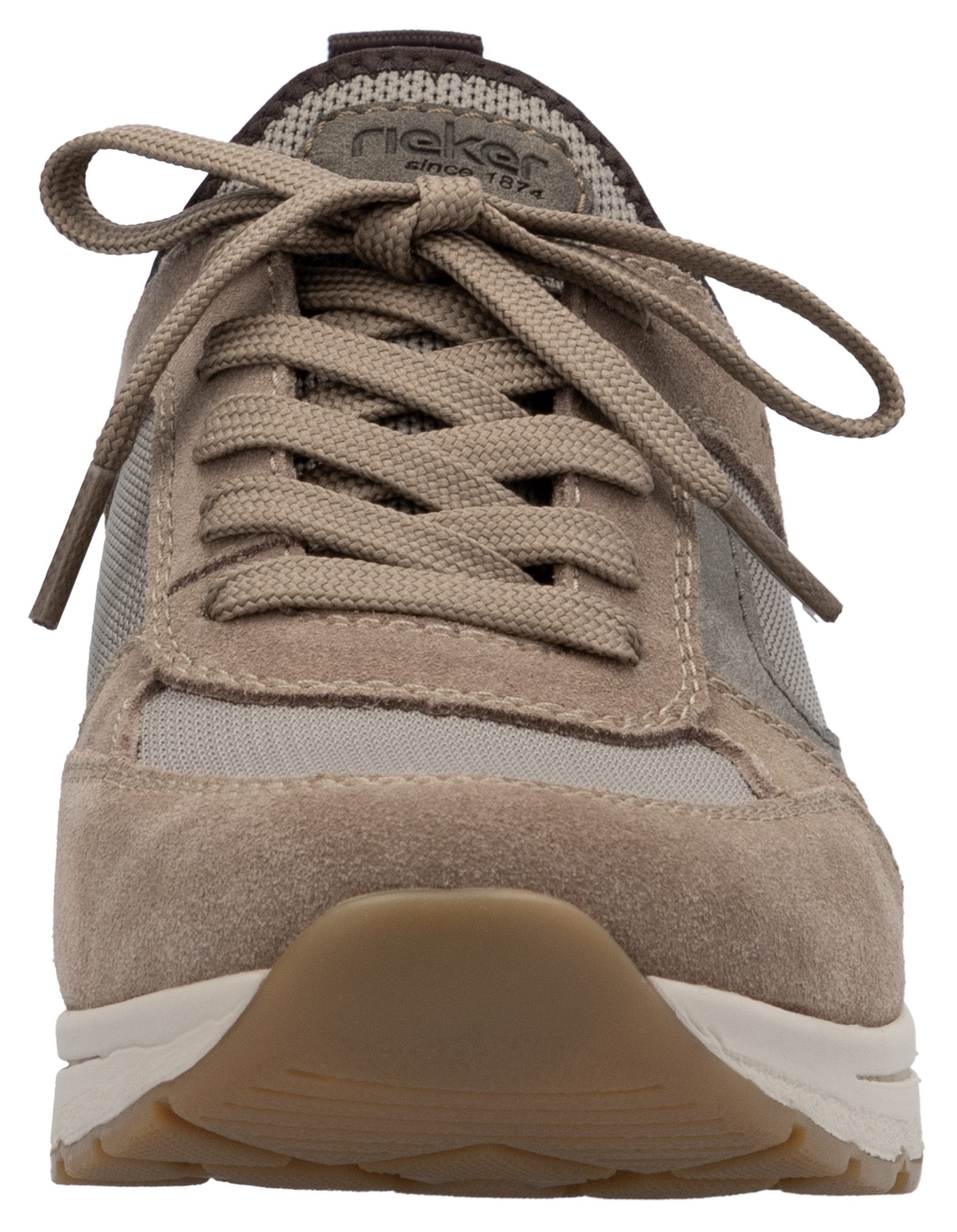 Rieker Slip-on sneakers , instapschoen, lage schoen, vrijetijdssneaker met vetelement