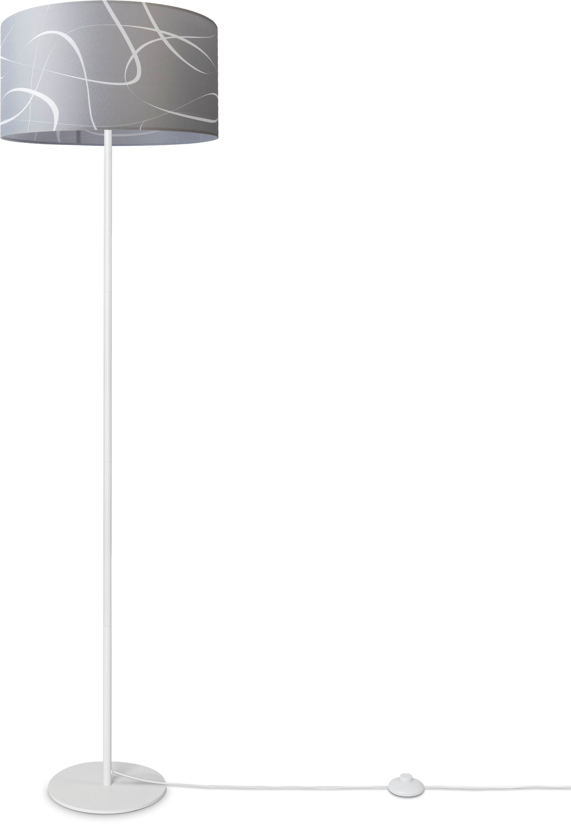 Paco Home Staande lamp Luca Tribal Driepotige met lampenkap stof vloerlamp modern abstract uni E27