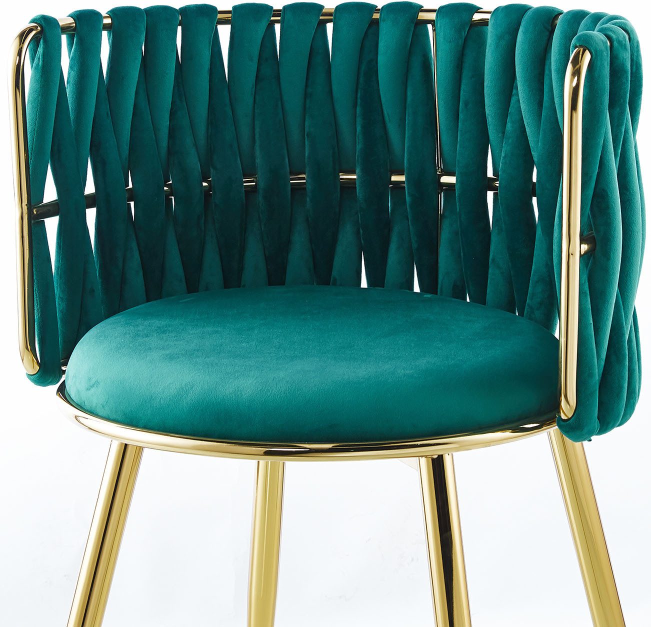 Kayoom Stoel Melly 125 2-delige set, geweldig ontwerp van de rugleuning, ronde zitting (set, 2 stuks)