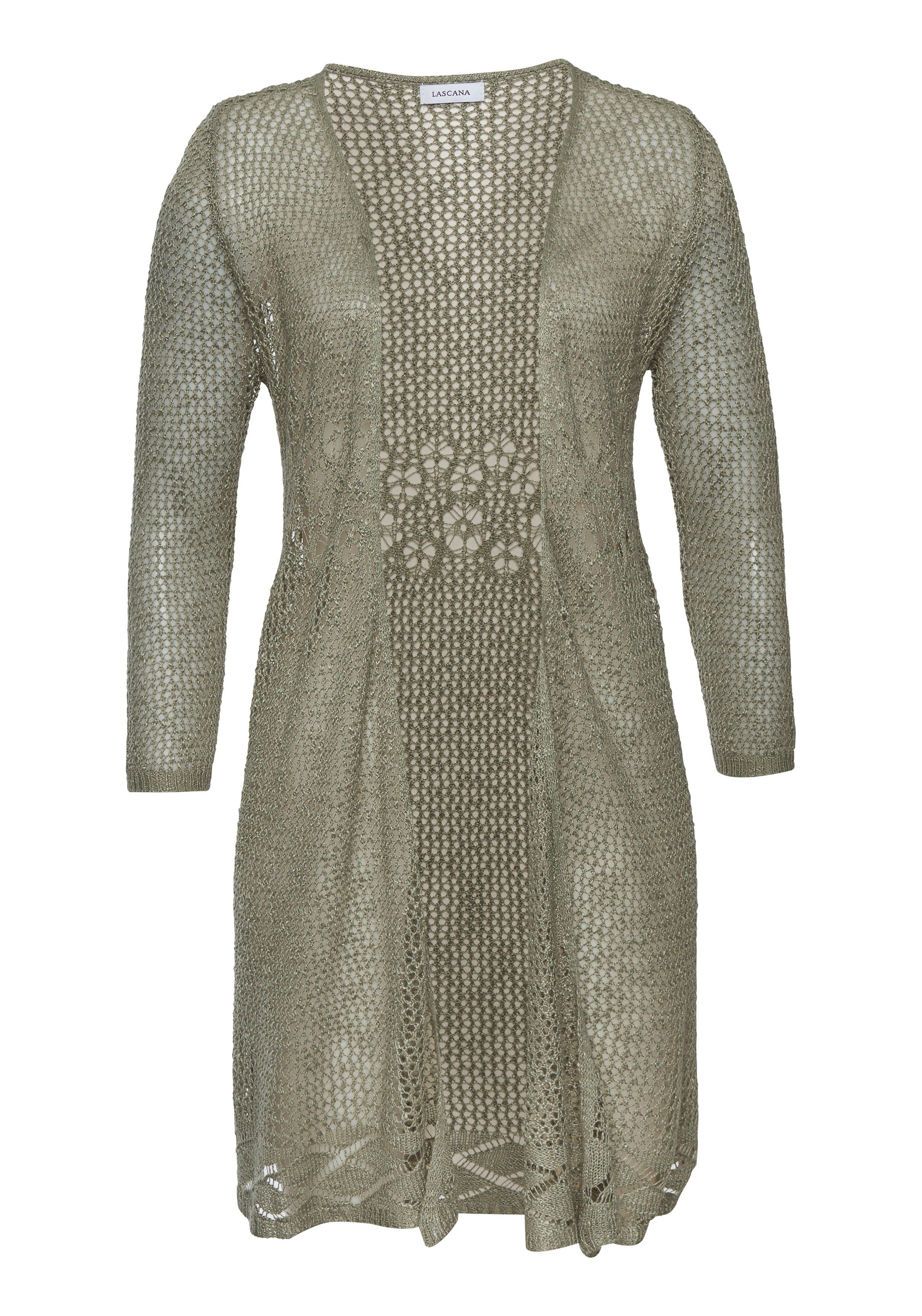 s.Oliver RED LABEL Beachwear Vest met ajourpatroon haaklook strandmode