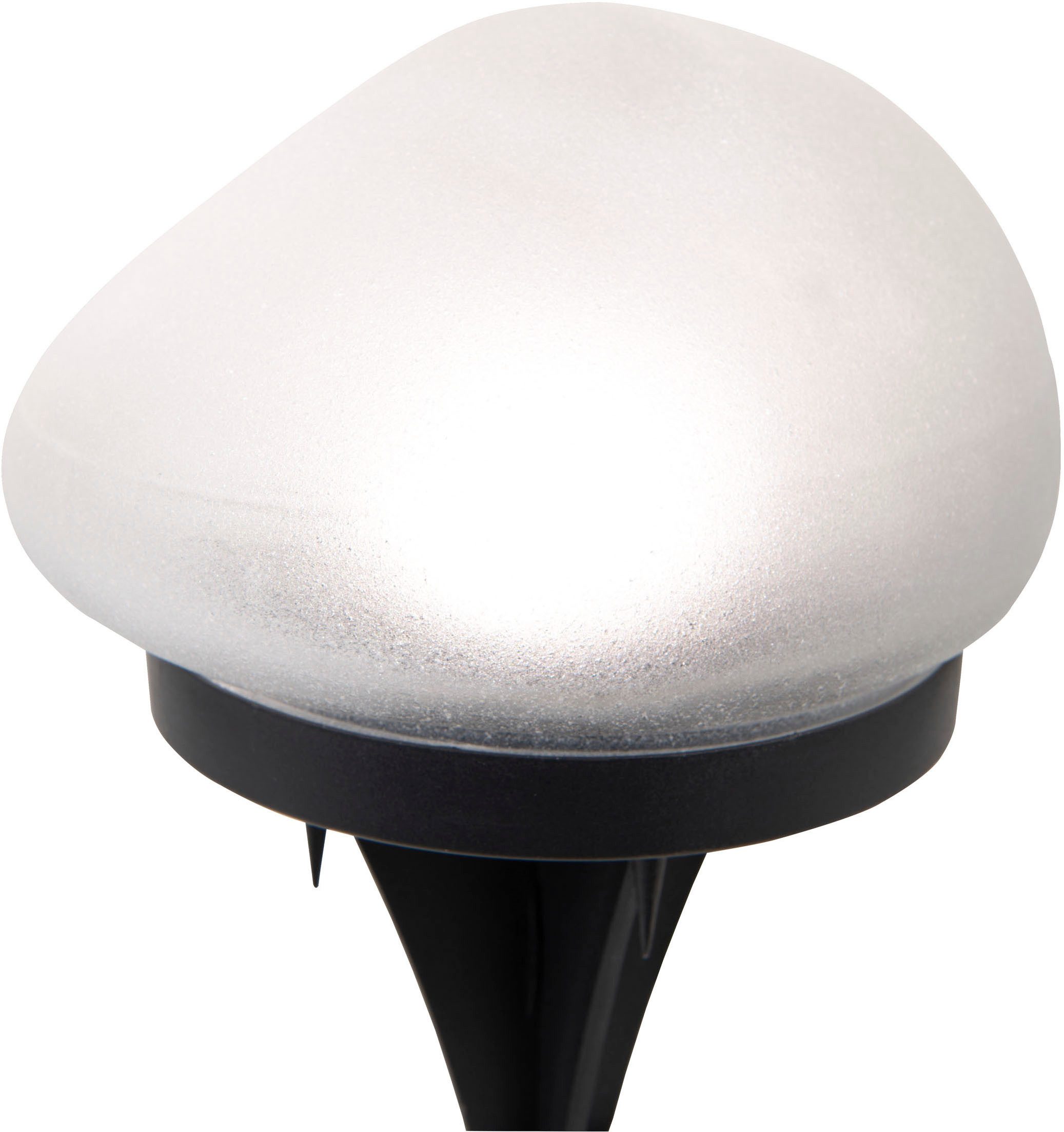 näve Led-solarlamp Guri 2-delige set led tafellamp draadloos 36x10,5 cm antraciet (2 stuks)