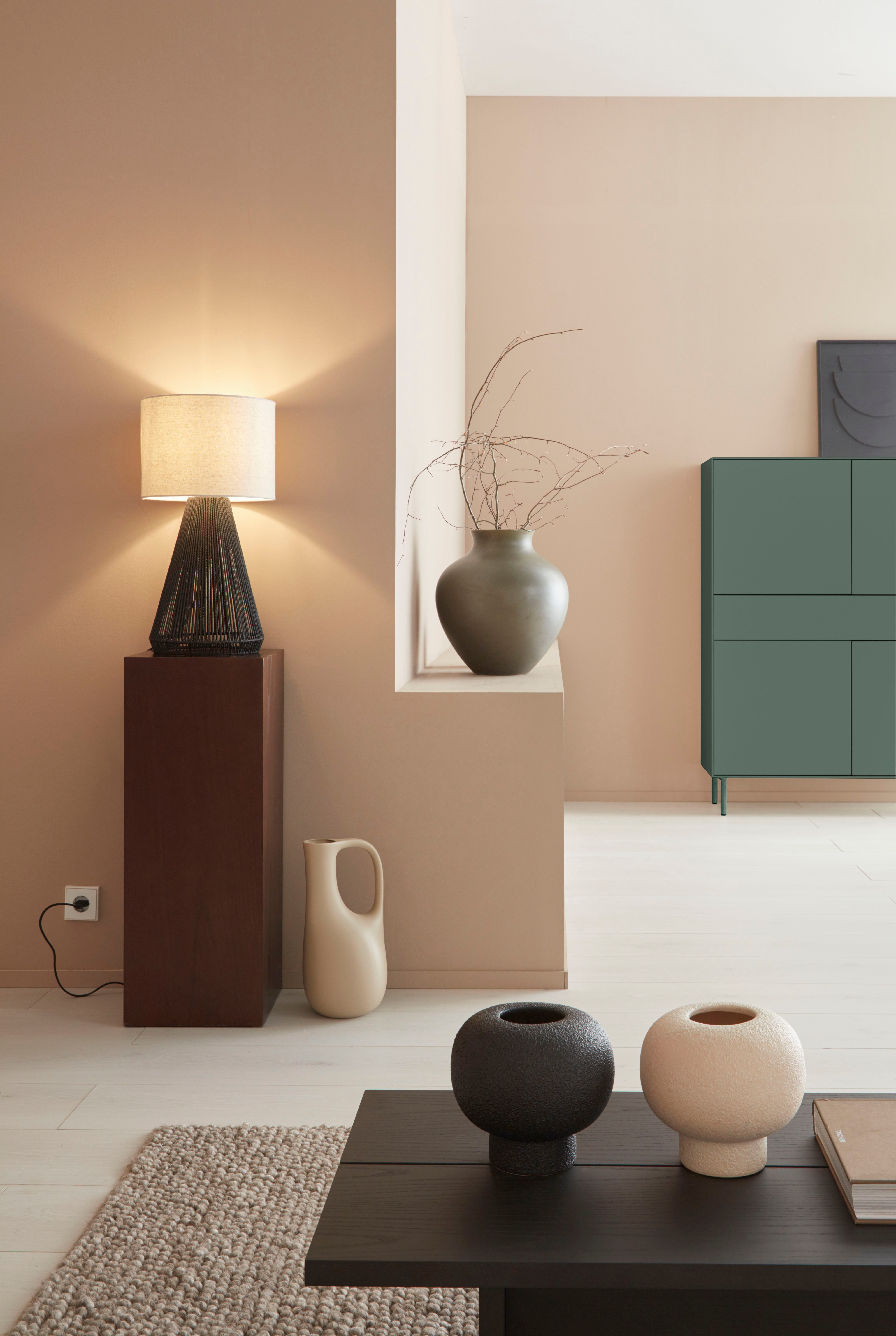 LeGer Home by Lena Gercke Highboard Essentials Hoogte: 144 cm, MDF gelakt, push-to-open functie