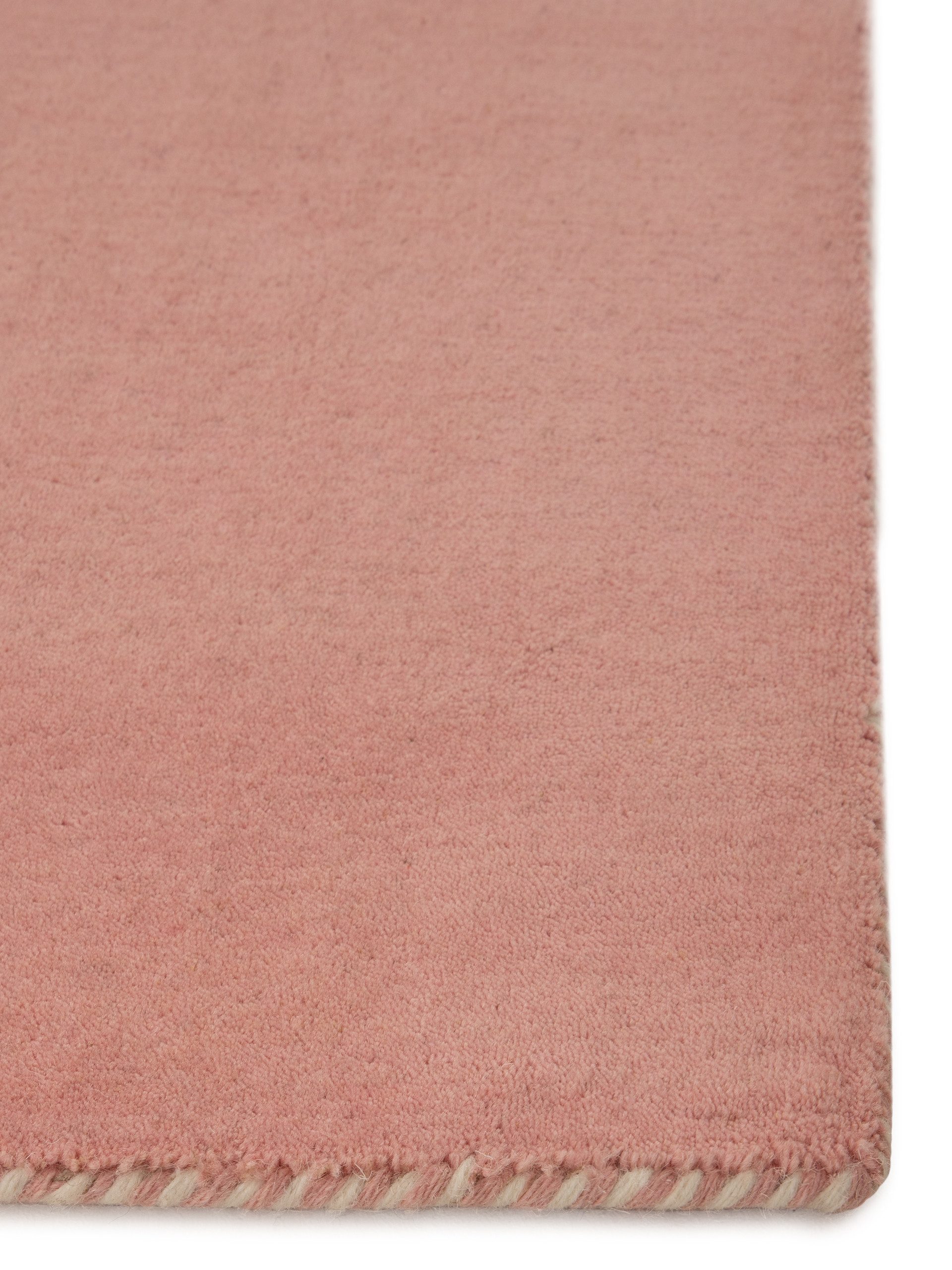 carpetfine Wollen kleed Gabbeh Lola Uni met natuurlijk plantaardig materiaal handgeweven, ook in rond